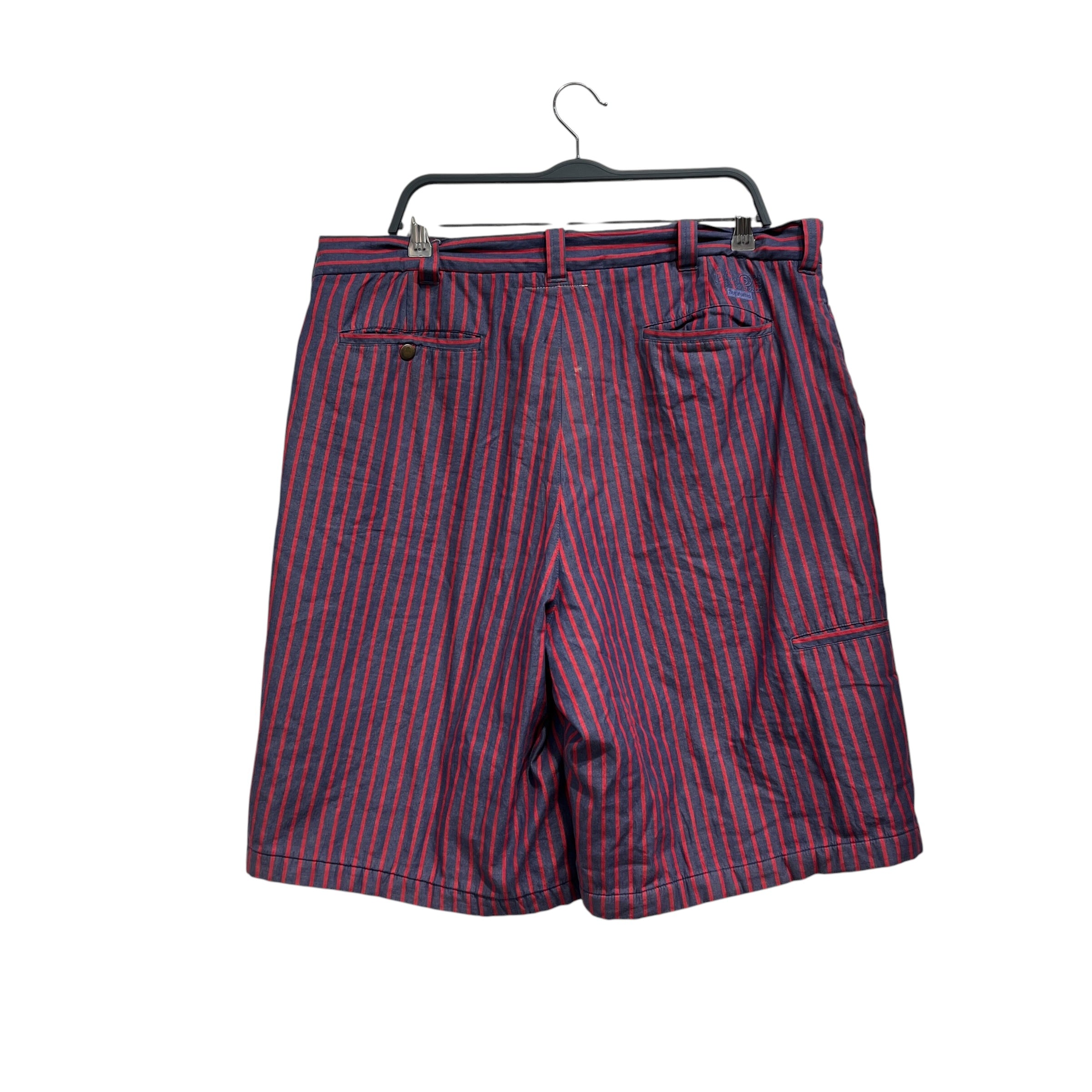 Supreme/MM6/Shorts/36/Cotton/NVY/Stripe/padded shorts view 2