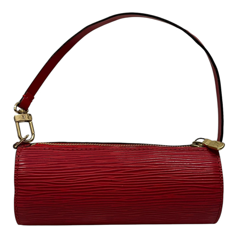 LOUIS VUITTON/Clutch Bag/Leather/RED/Epi papillon pochette