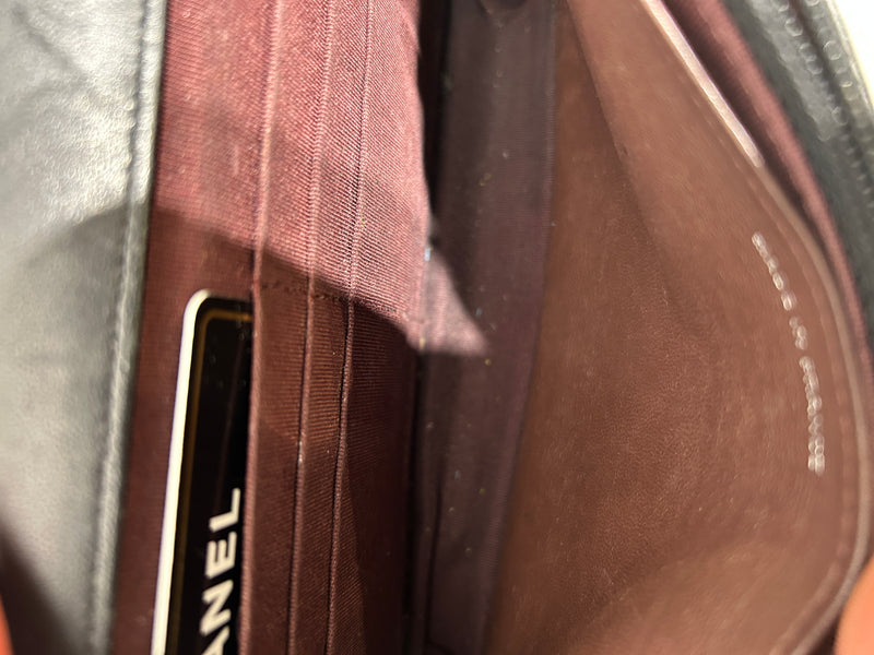 CHANEL/Bag/Leather/BLK/WALLET ON CHAIN