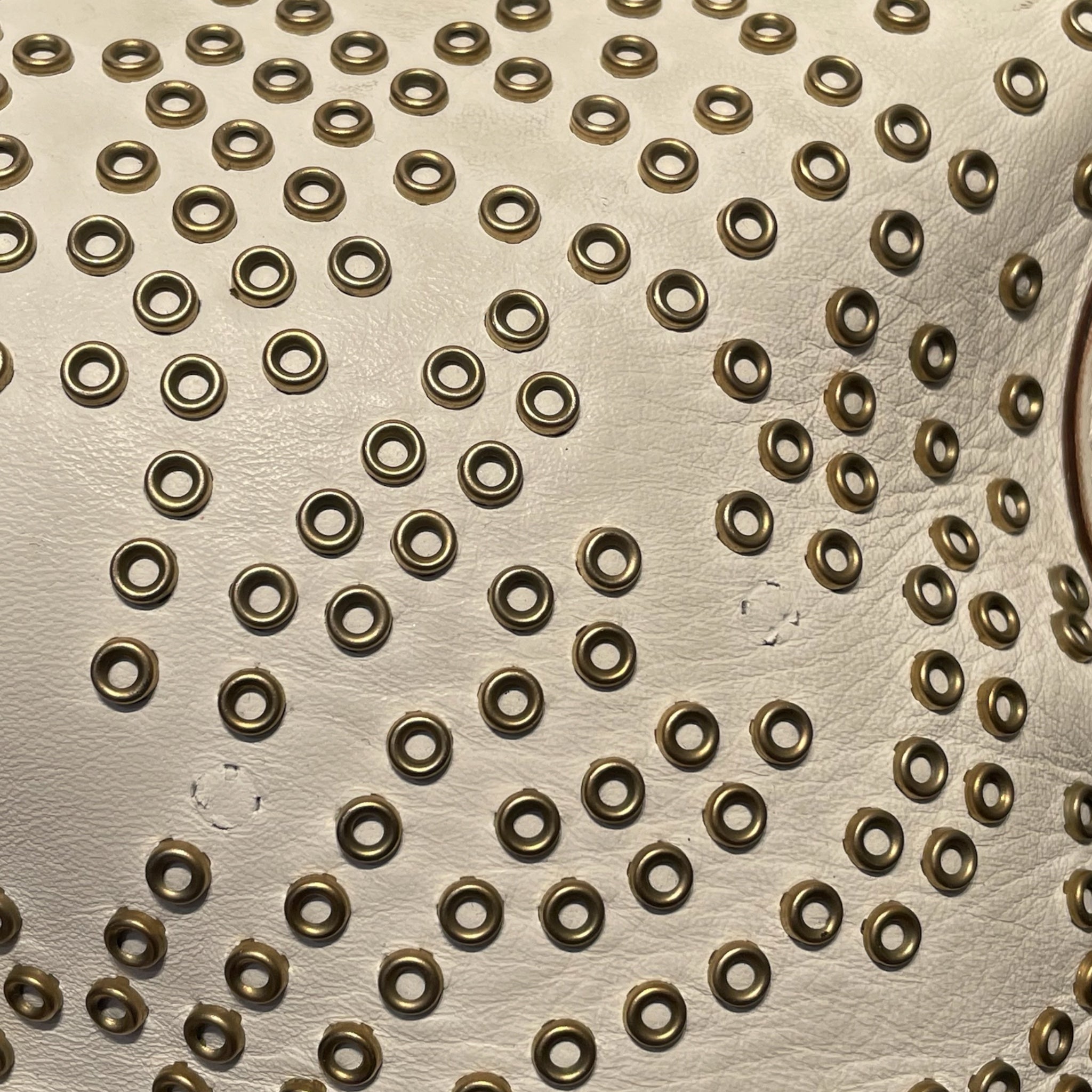 GUCCI/Hand Bag/Leather/WHT/GUCCI STUDDED PELHAM view 7