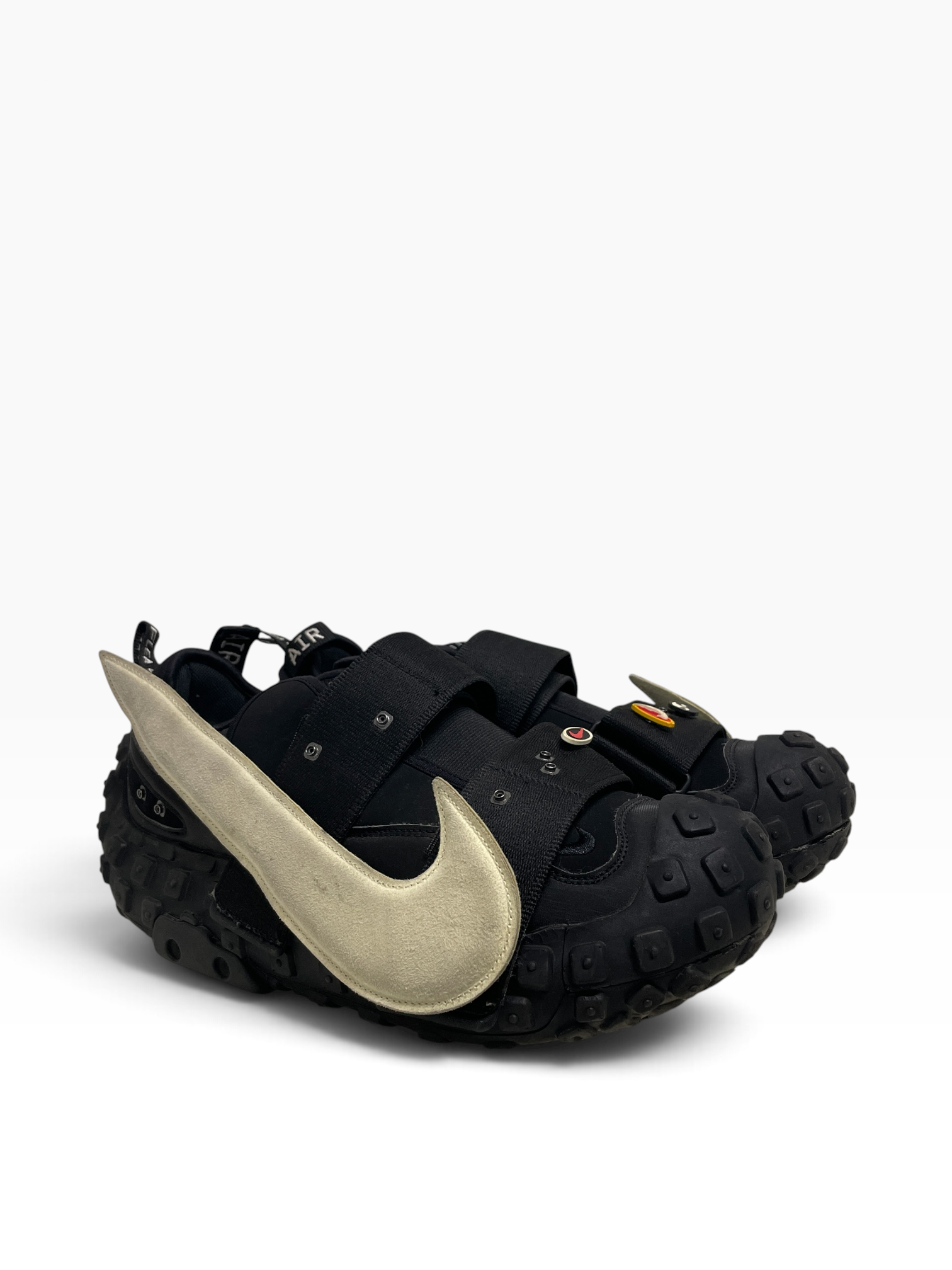NIKE/CACTUS PLANT FLEA MARKET/Low-Sneakers/US 11/Nylon/BLK/DETACHABLE SWOOSH view 1