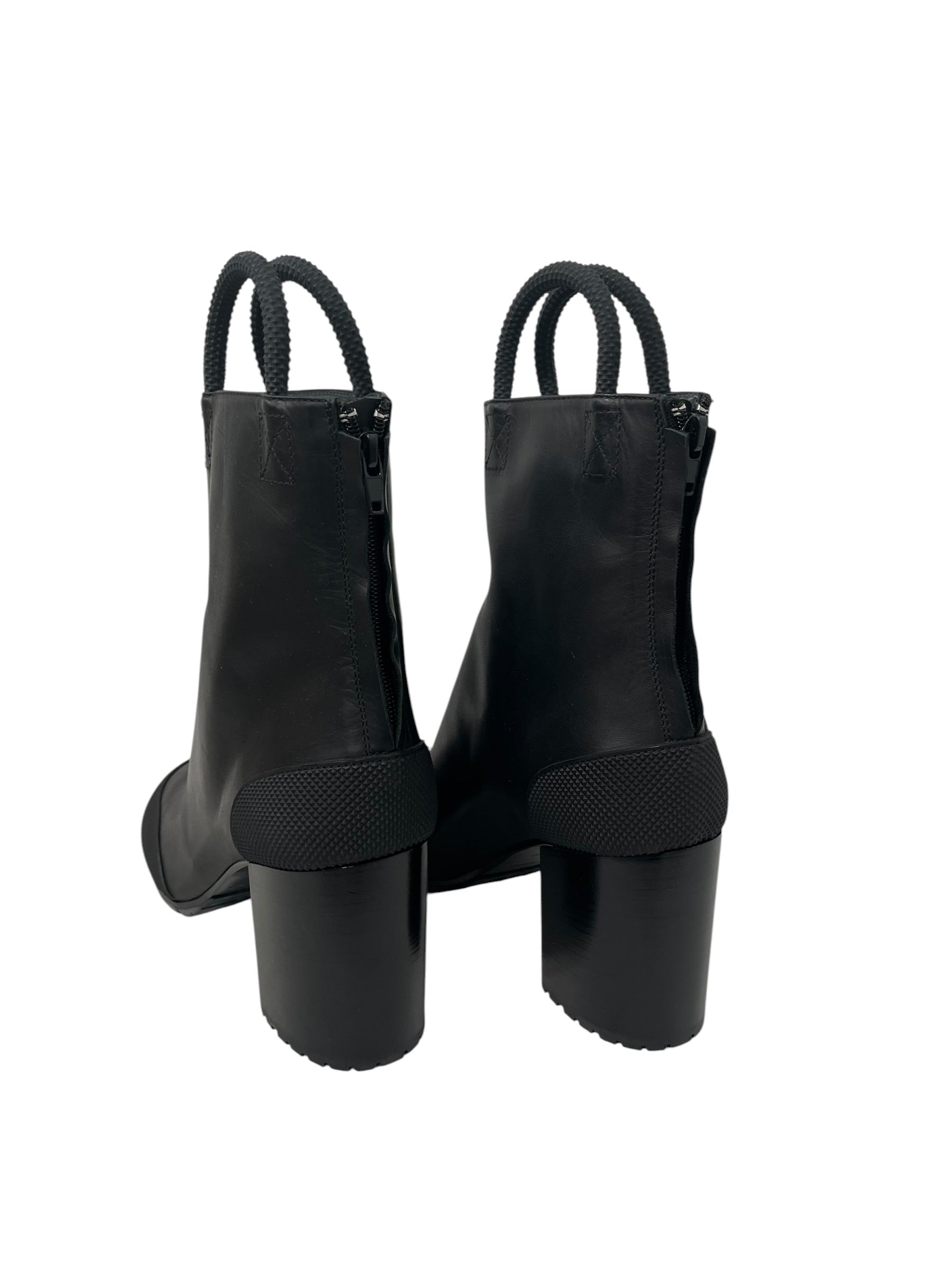 RANDOM IDENTITIES/Booties/EU 41/Leather/BLK/ANKLE HANDLES SPIKES view 2