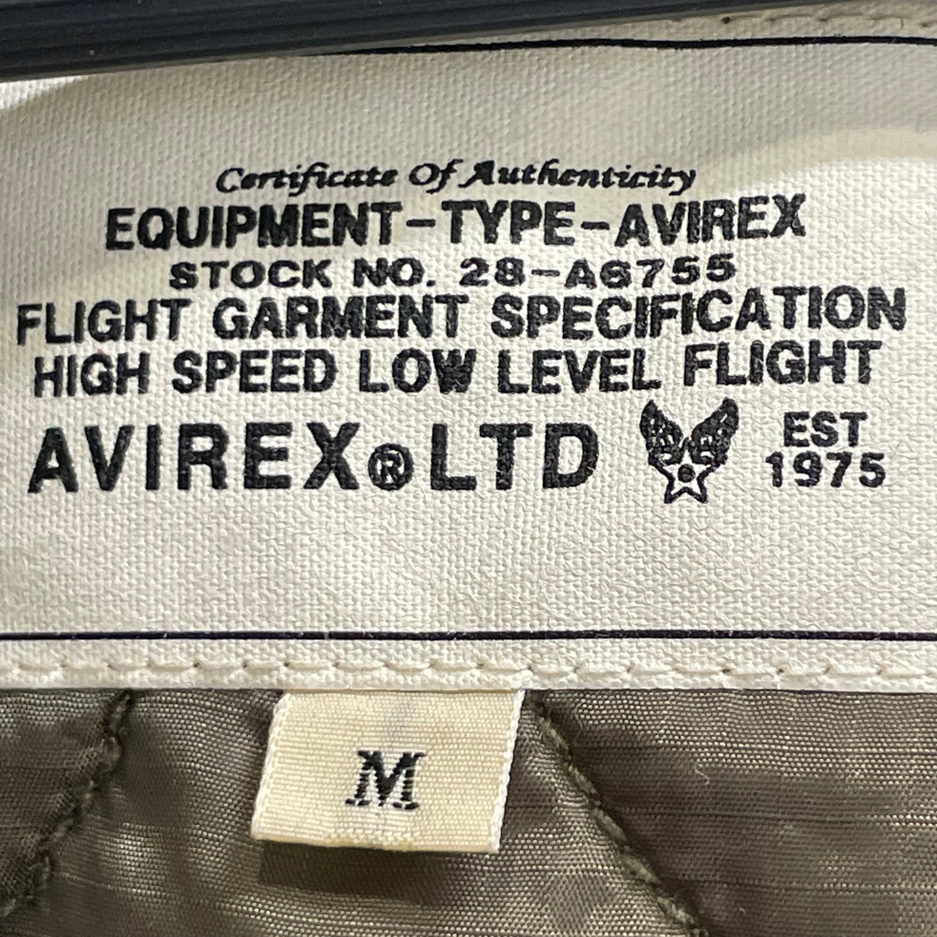 AVIREX/Jacket/M/Cotton/GRN/army jacket view 4