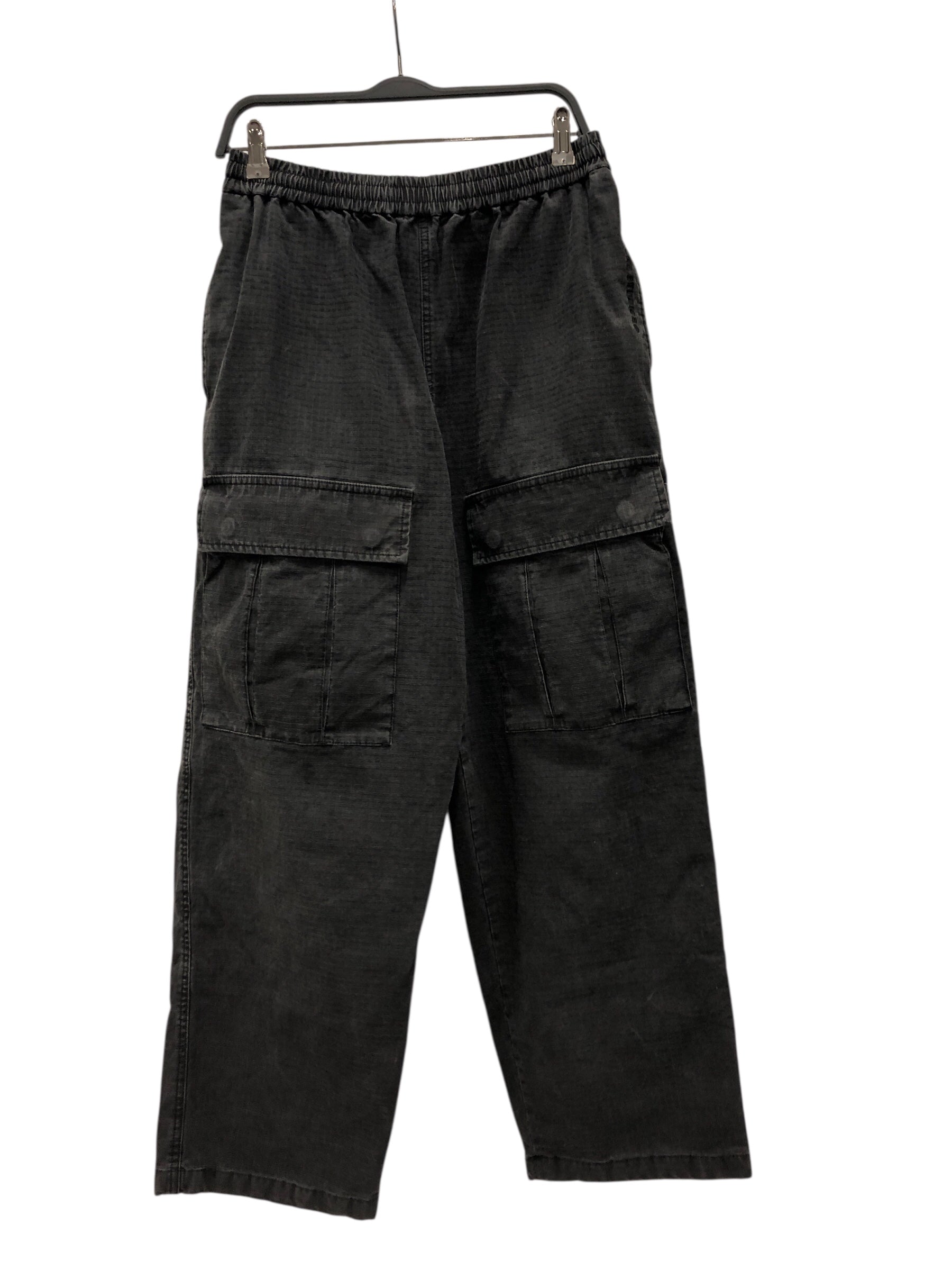Acne Studios/Cargo Pants/46/Cotton/BLK/grey wash ripstop cargo view 1
