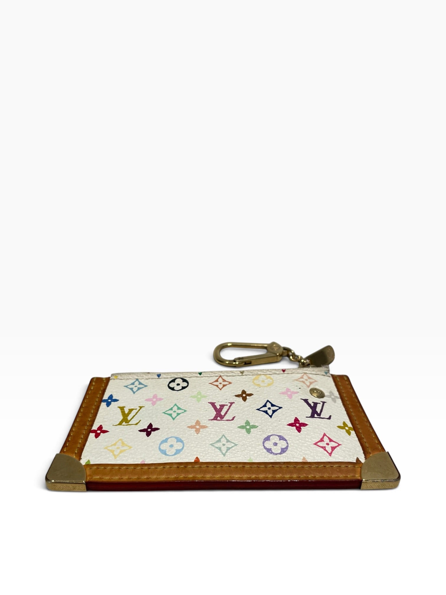 LOUIS VUITTON/Coin Wallet/Monogram/WHT/L's/pochette cles takashi murakami view 2