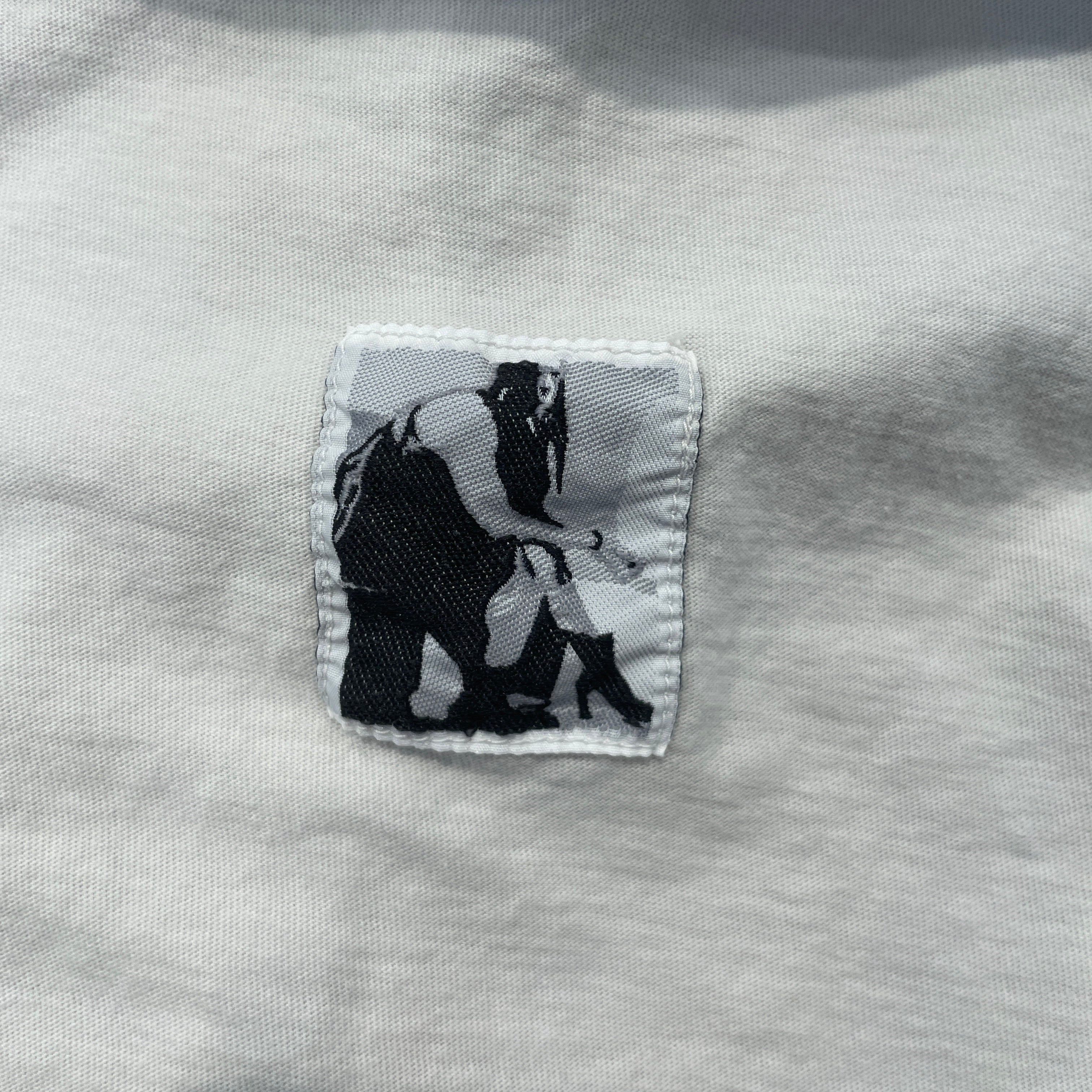 RICK OWENS DRKSHDW/T-Shirt/M/Cotton/WHT/Subhuman Jumbo, Cutout view 5