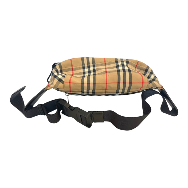BURBERRY/Bag/OS/Stripe/Cotton/CRM/belt bag pouch