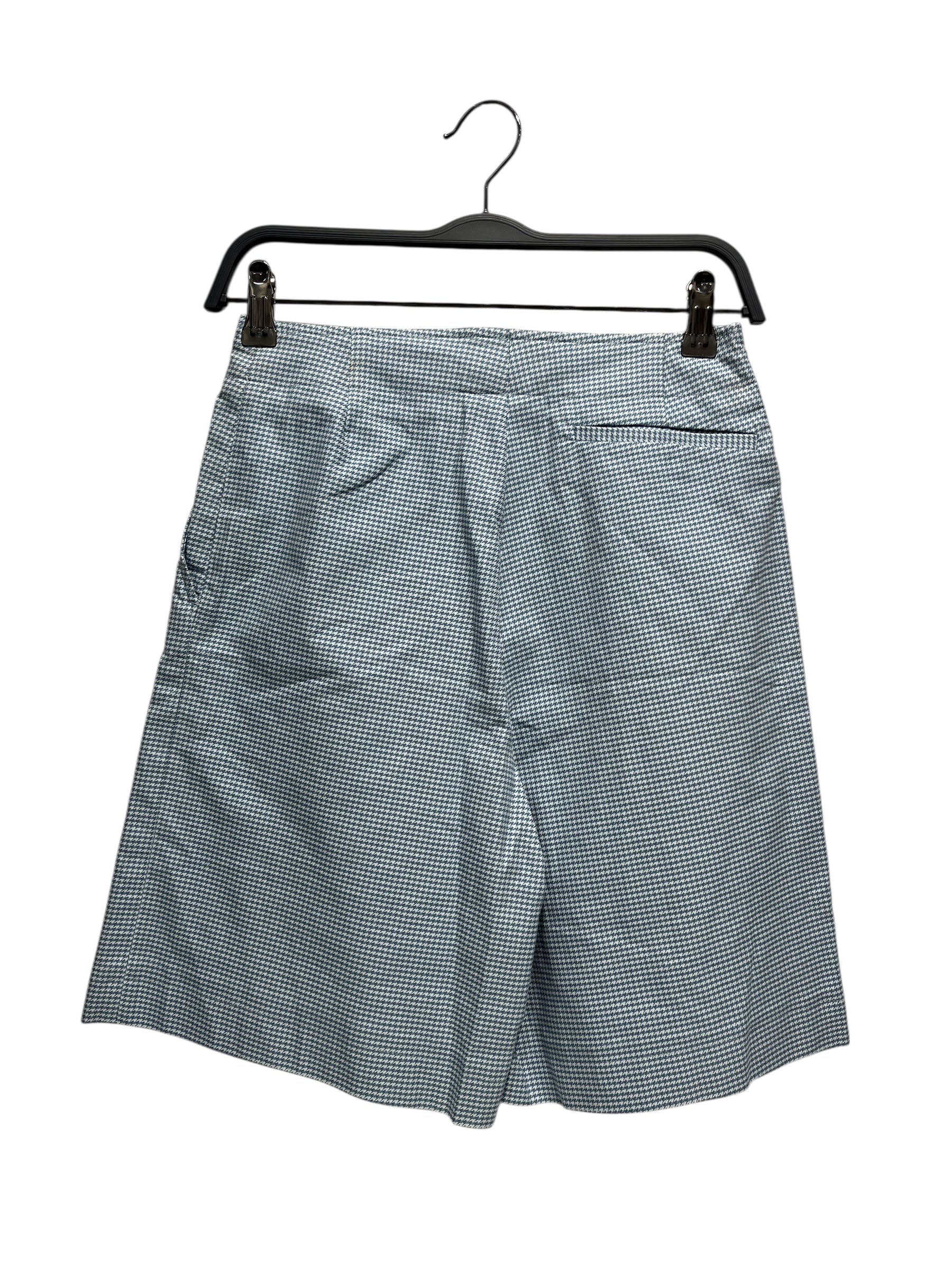 BURBERRY GOLF/Skirt/6/Houndstooth Check/Cotton/WHT/VELVRO STRAP view 2