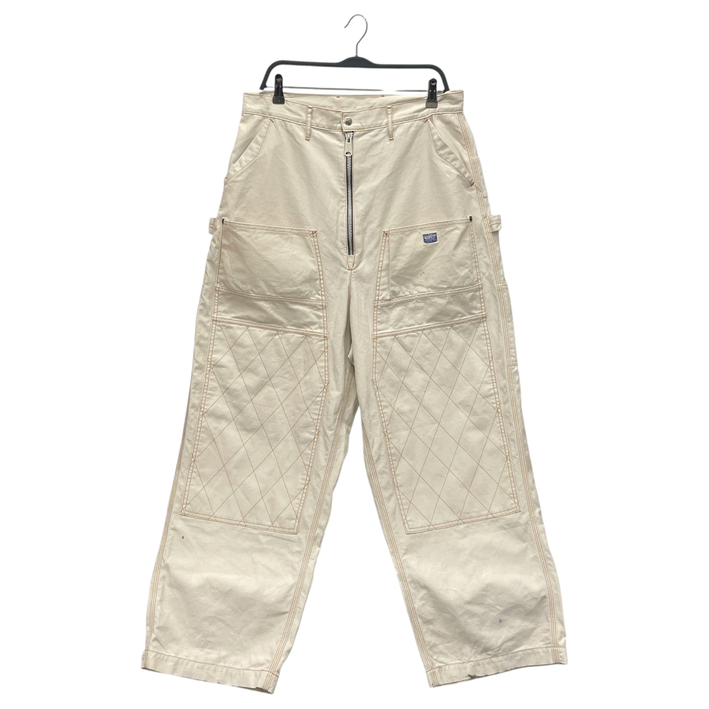 KAPITAL/Pants/4/Cotton/CRM/WIDE LEG CANVAS/ZIP FLY FRNT view 1