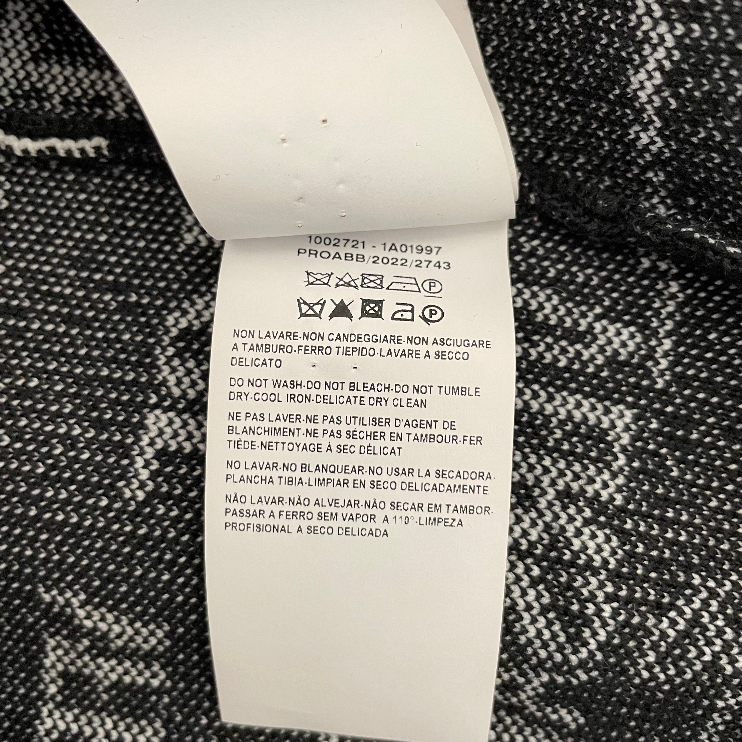 VERSACE/Sweater/44/Monogram/Cotton/BLK/ALL OVER LOGO PRINT view 7