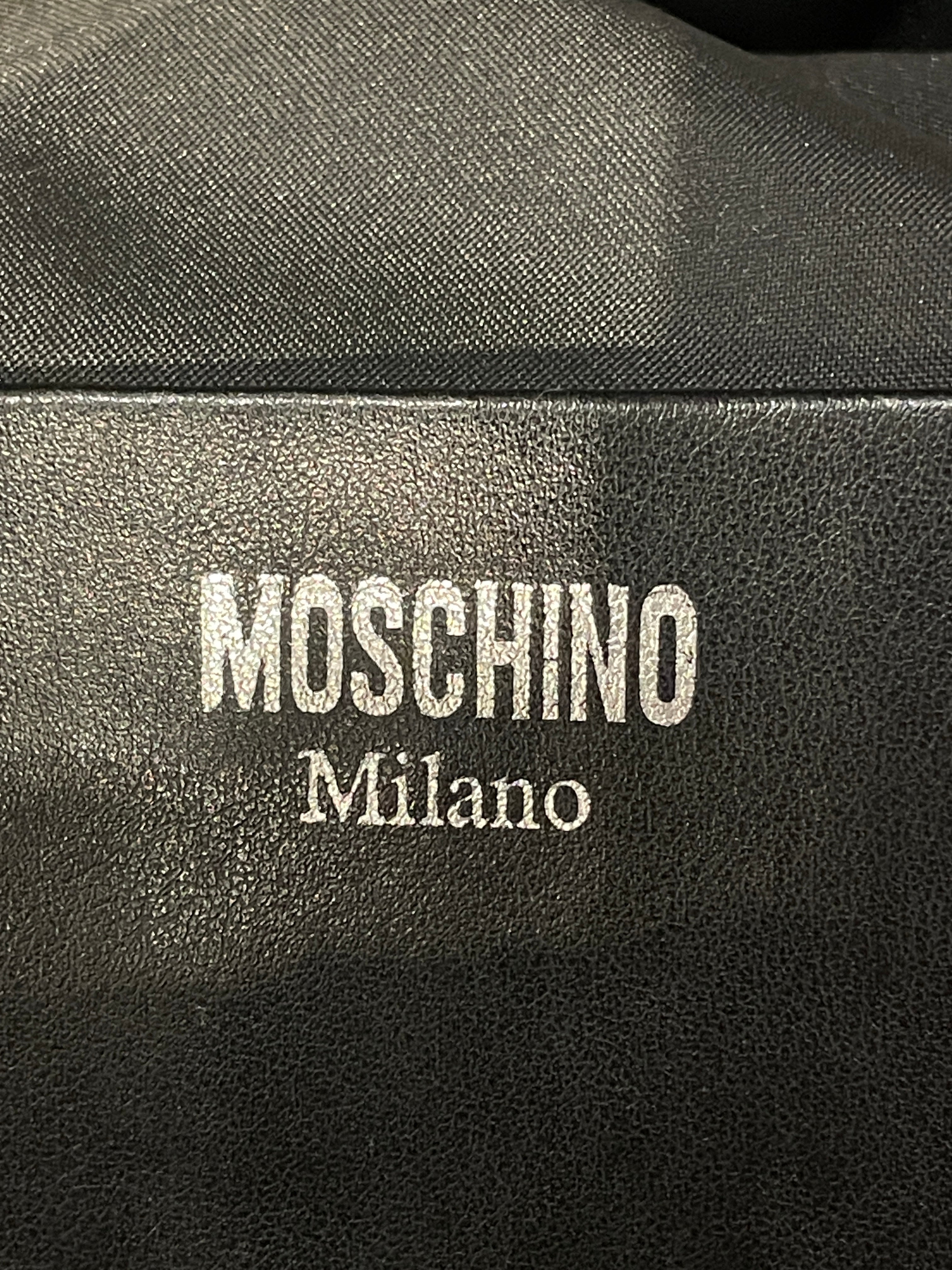 MOSCHINO/Bag/XL/Leather/BLK/JEREMY SCOTT view 7