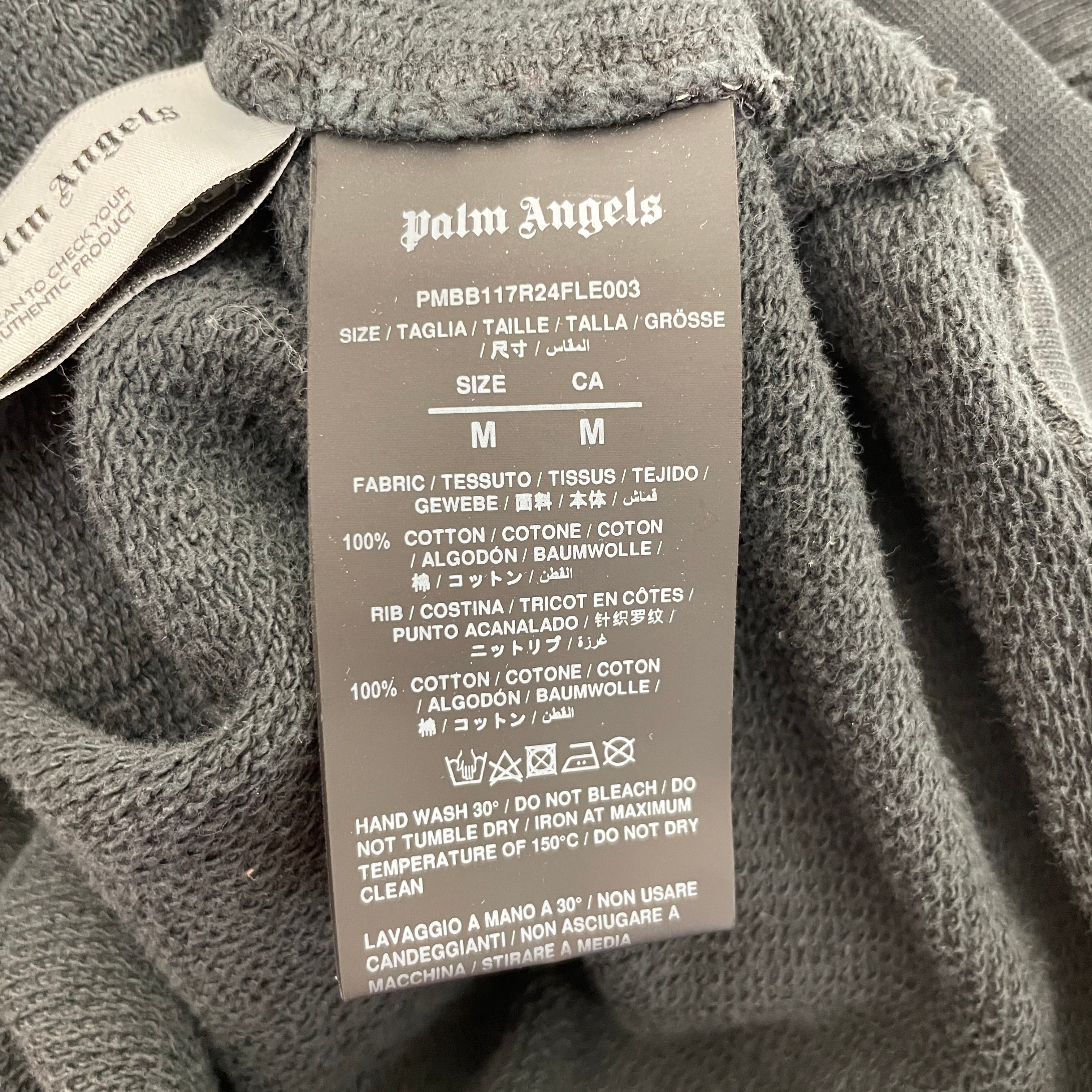 Palm Angels/Hoodie/M/Cotton/BLK/ view 4