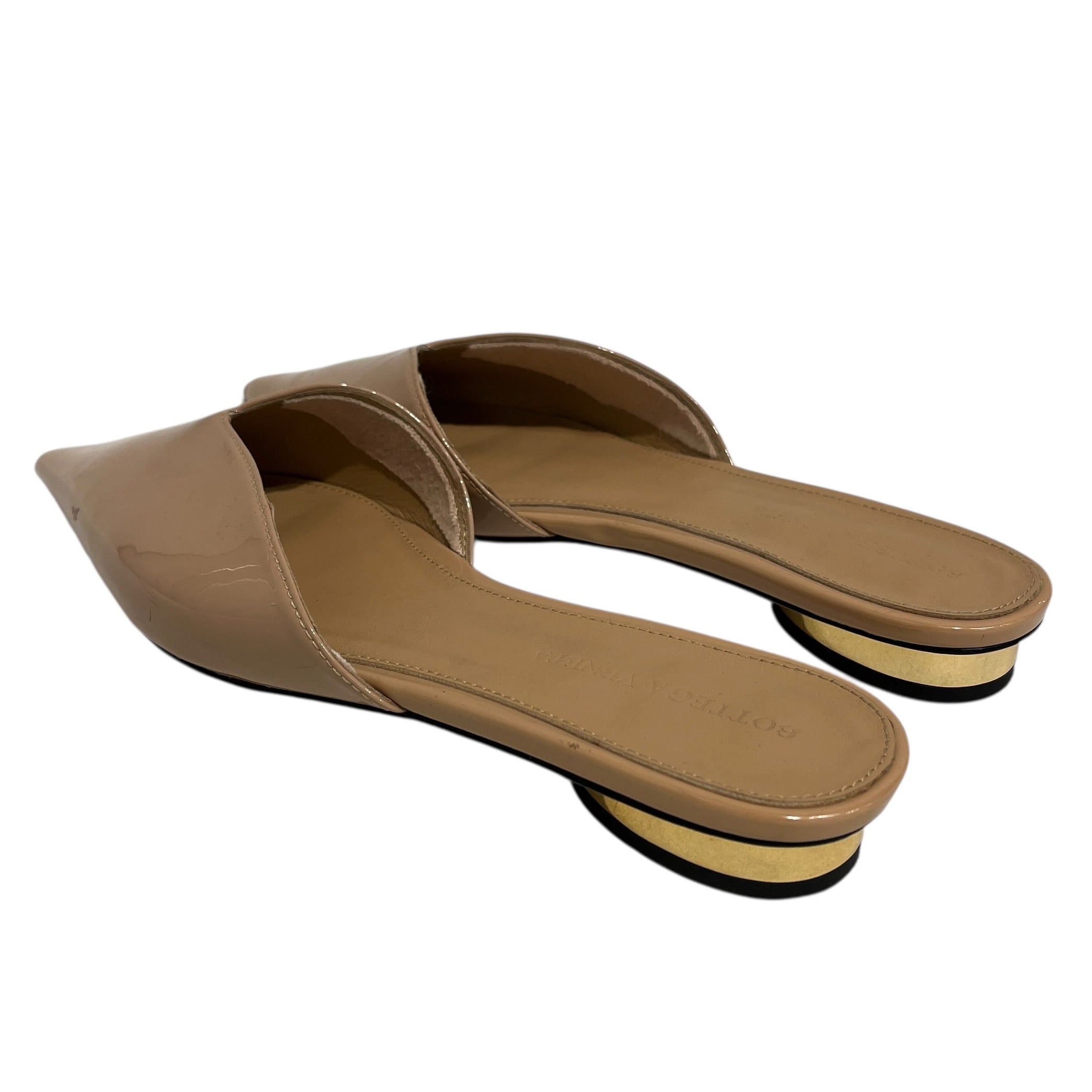 BOTTEGA VENETA/Flat Shoes/EU 39/Leather/BEG/POINTED MULE view 2