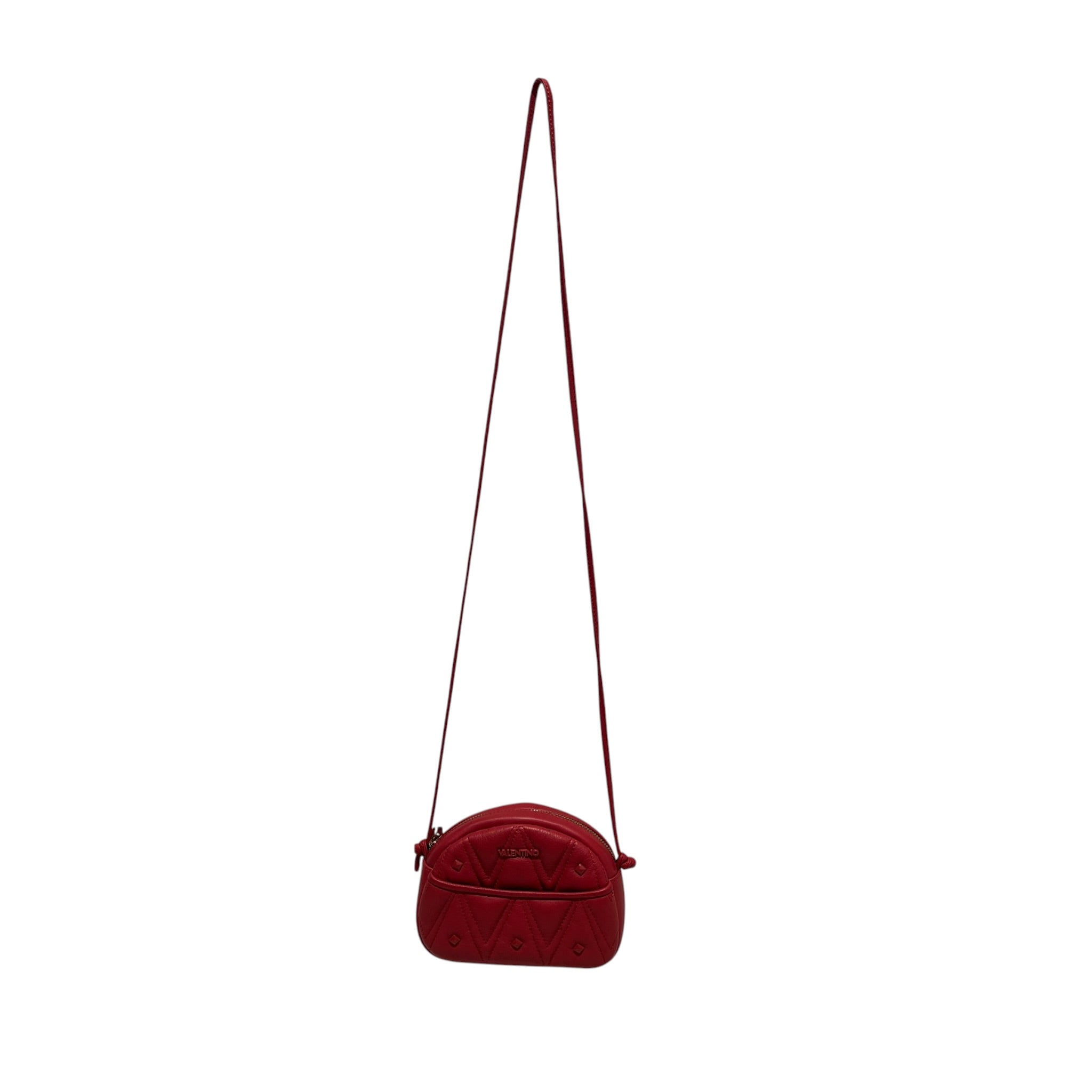 MARIO VALENTINO/Hand Bag/Leather/RED/moony diamond view 1