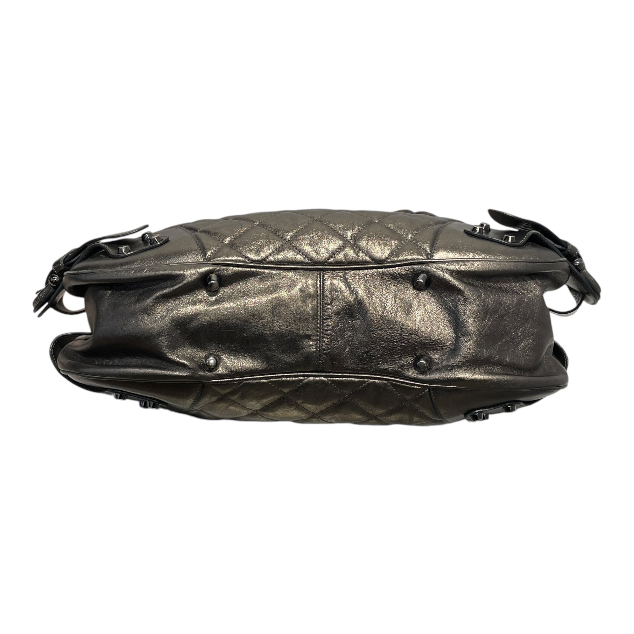 BURBERRY/Bag/Iridescent/Leather/GLD/ QUILTED LEATHER SHOULDER bAG view 3