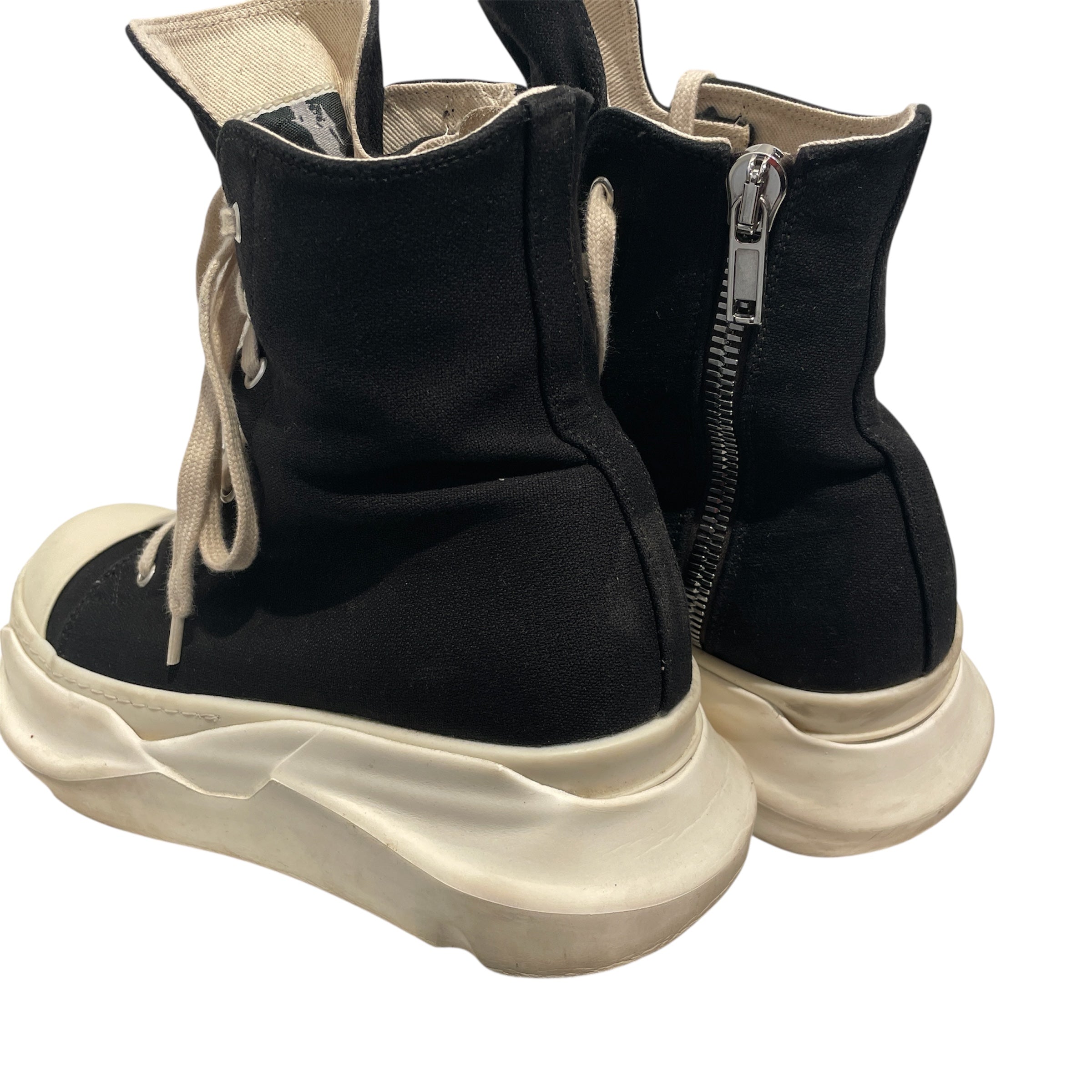 RICK OWENS DRKSHDW/Hi-Sneakers/US 7/Plain/Others/BLK/Abstract Sneaker view 2