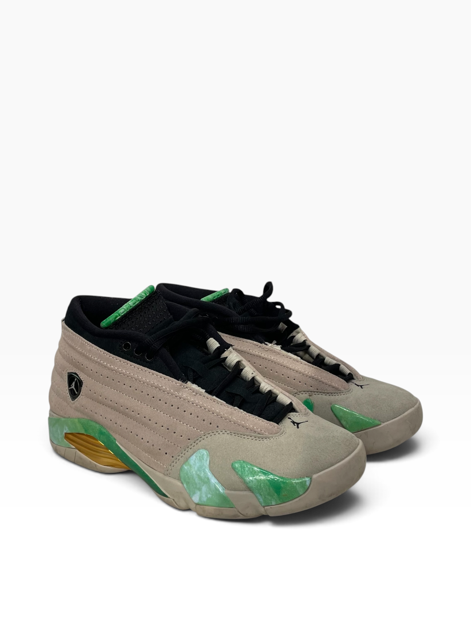 NIKE/Low-Sneakers/US 8/Cotton/GRY/ALEALI MAYxJORDAN 14 view 1