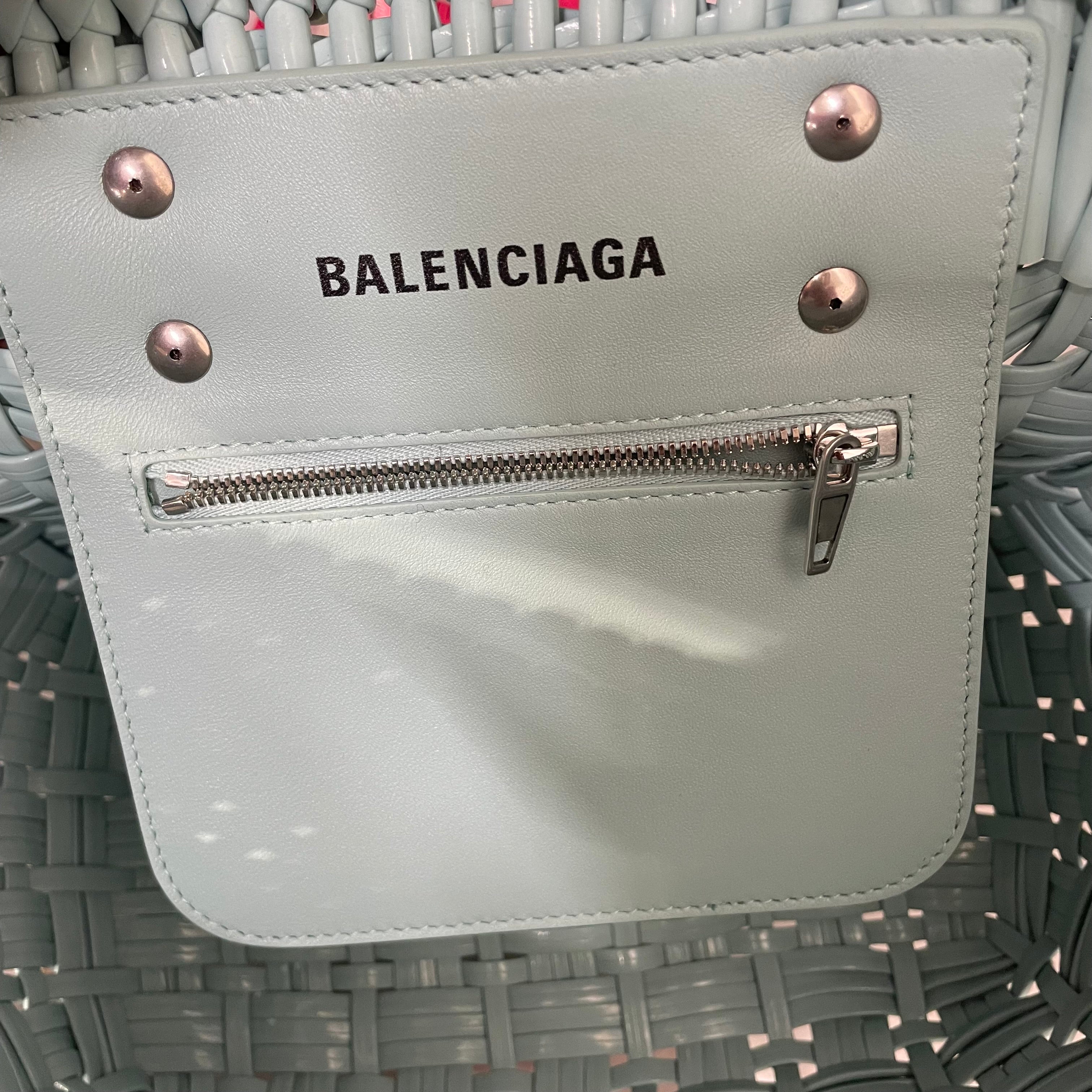 BALENCIAGA/Bag/BLU/BISTRO BASKET W/STRAP view 5