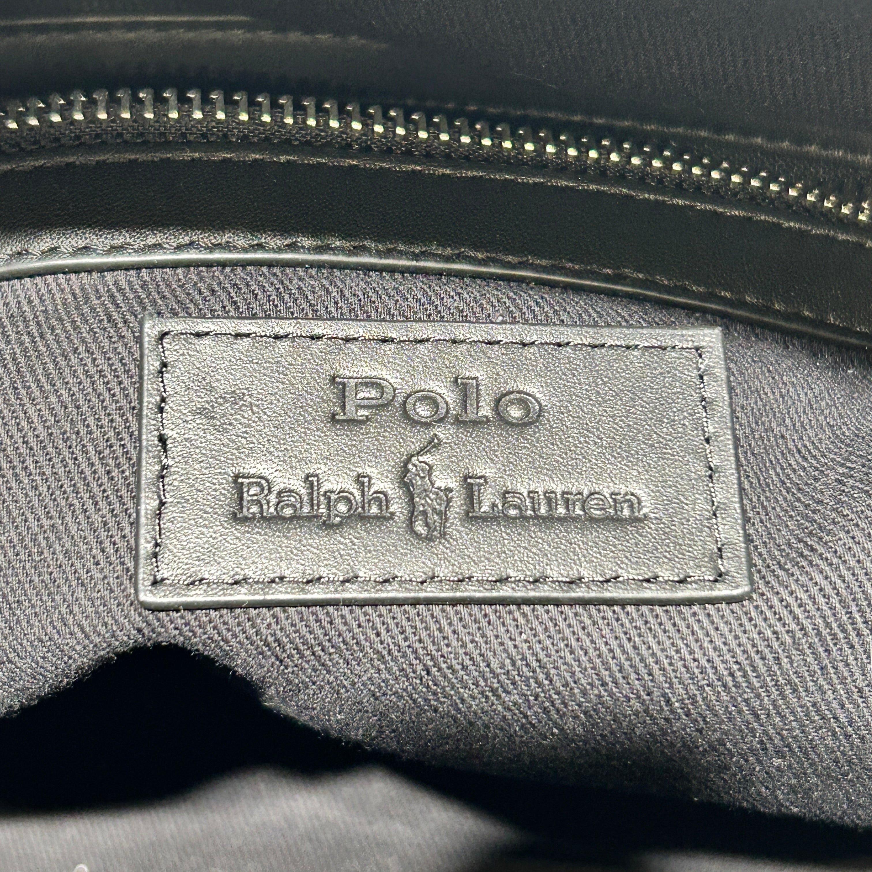 POLO RALPH LAUREN/Bag/Leather/BLK/DUFFLE BAG view 5