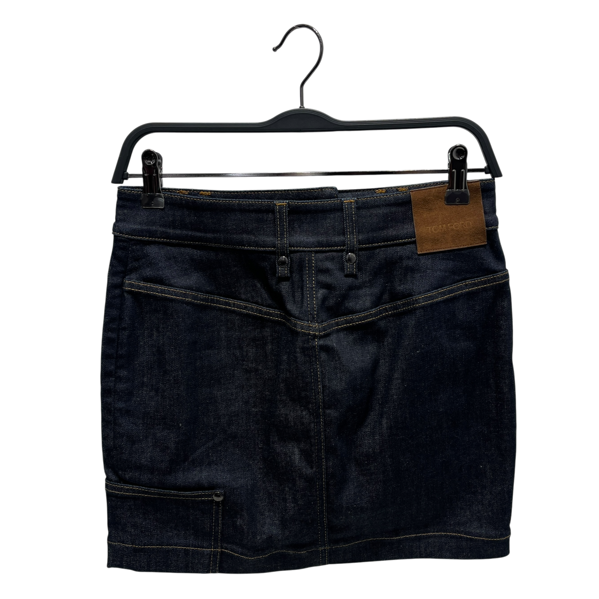 TOM FORD/Skirt/XS/Denim/IDG/cargo zipper denim skirt view 2