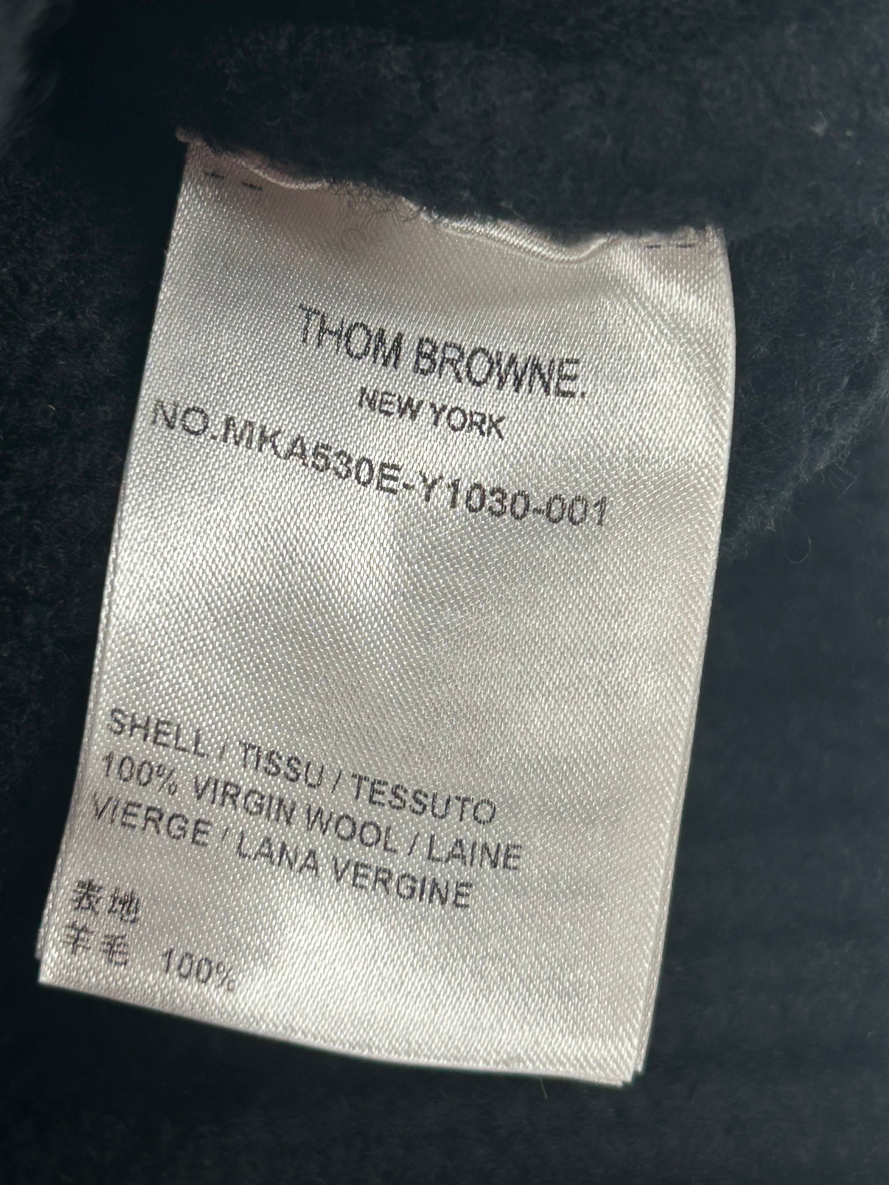 THOM BROWNE. NEW YORK/Sweatshirt/1/Wool/BLK/RN 133280 view 3