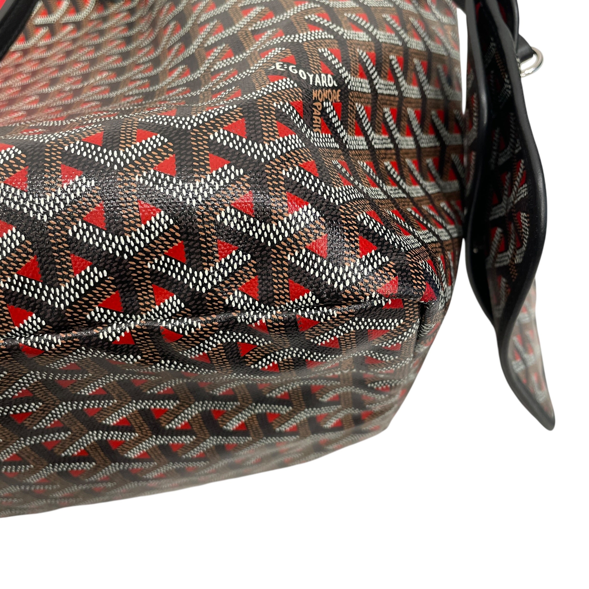 GOYARD/Tote Bag/Monogram/Leather/RED/SAINT LOUIS CLAIRE VOIE RED view 3