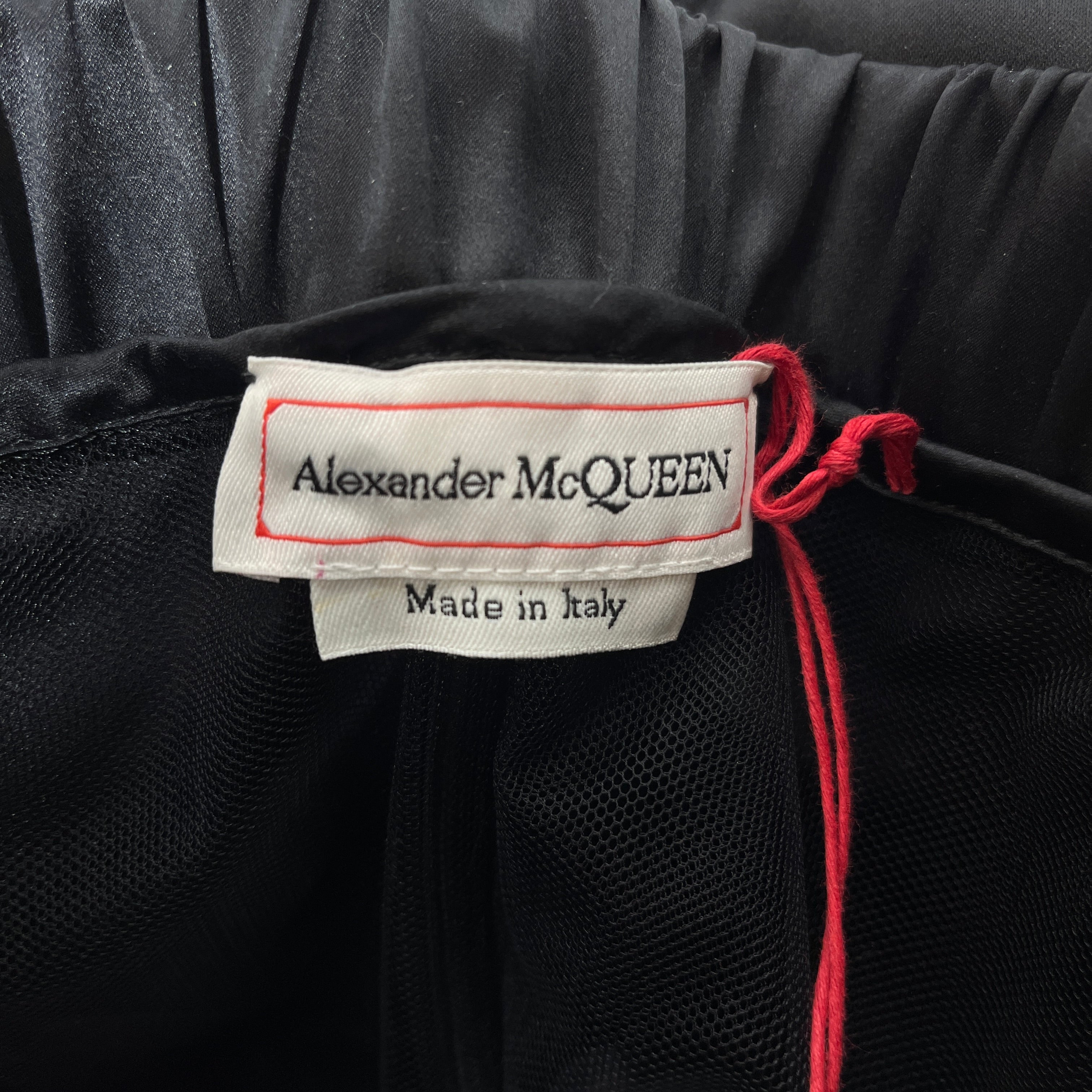 Alexander McQueen/Jacket/42/Cotton/BLK/ view 3
