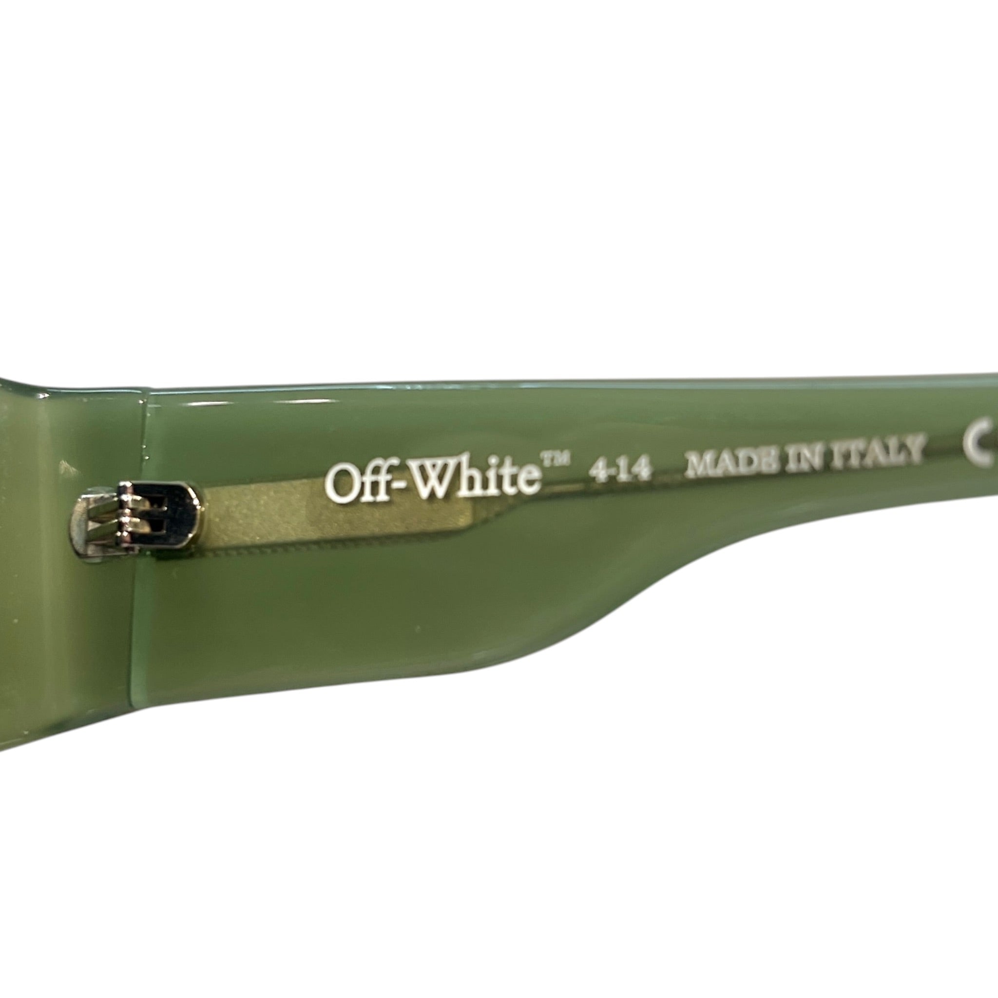 OFF-WHITE/Sunglasses/Plastic/GRN/M's/Arthur view 3