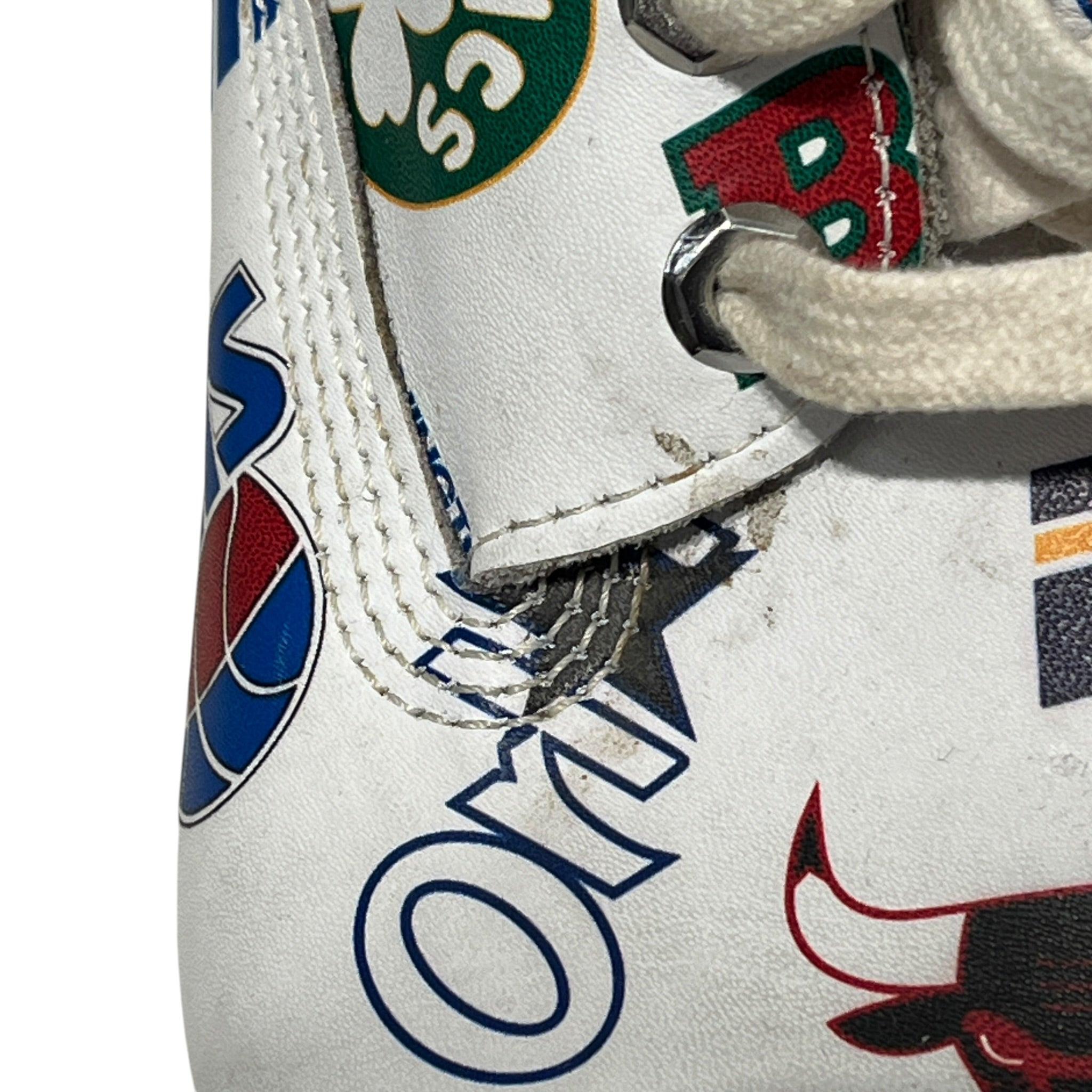 Timberland/mitchell&ness/NBA/Boots/US 12/Leather/WHT/EAST MEETS WEST view 6