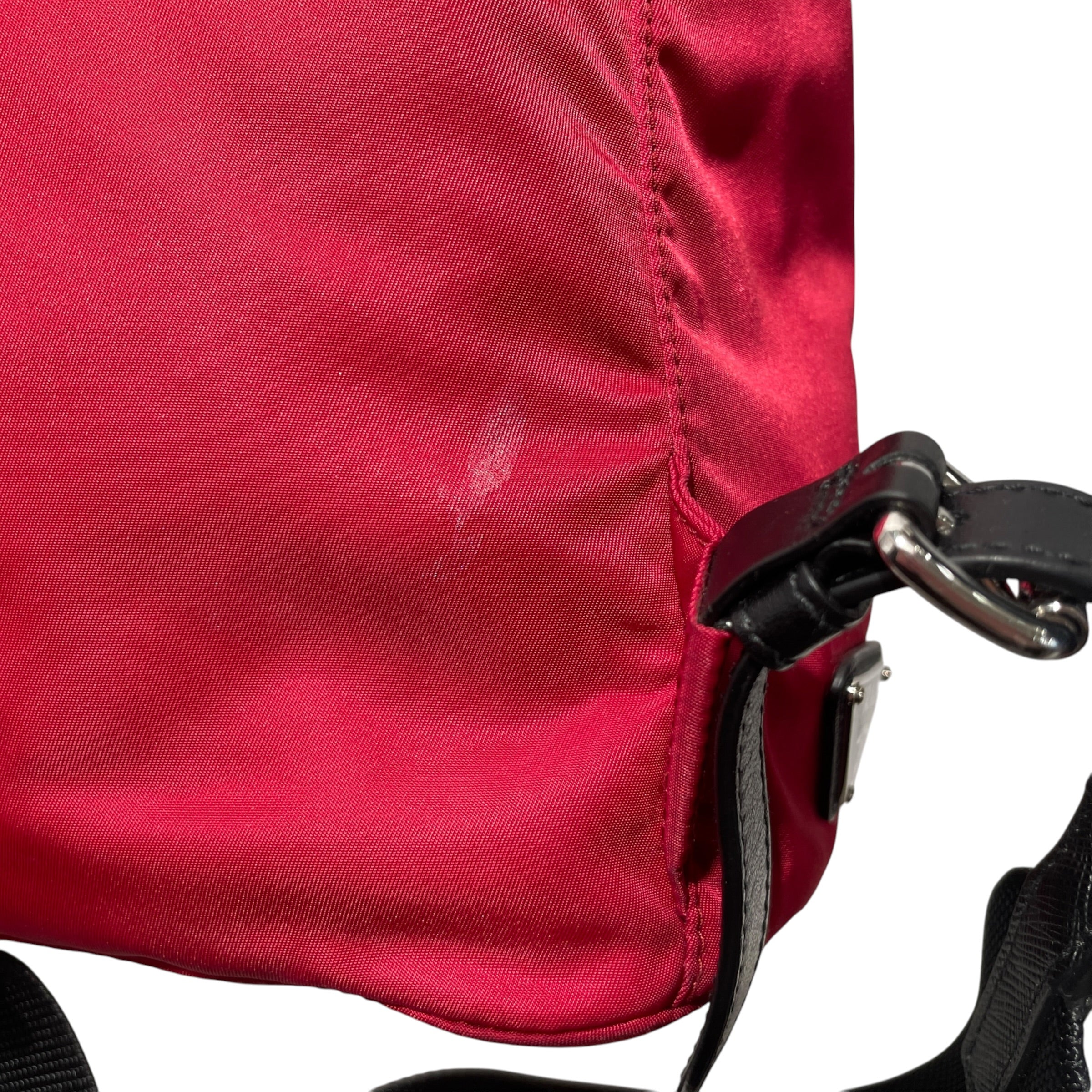PRADA/Backpack/Nylon/RED/studded backpack view 7