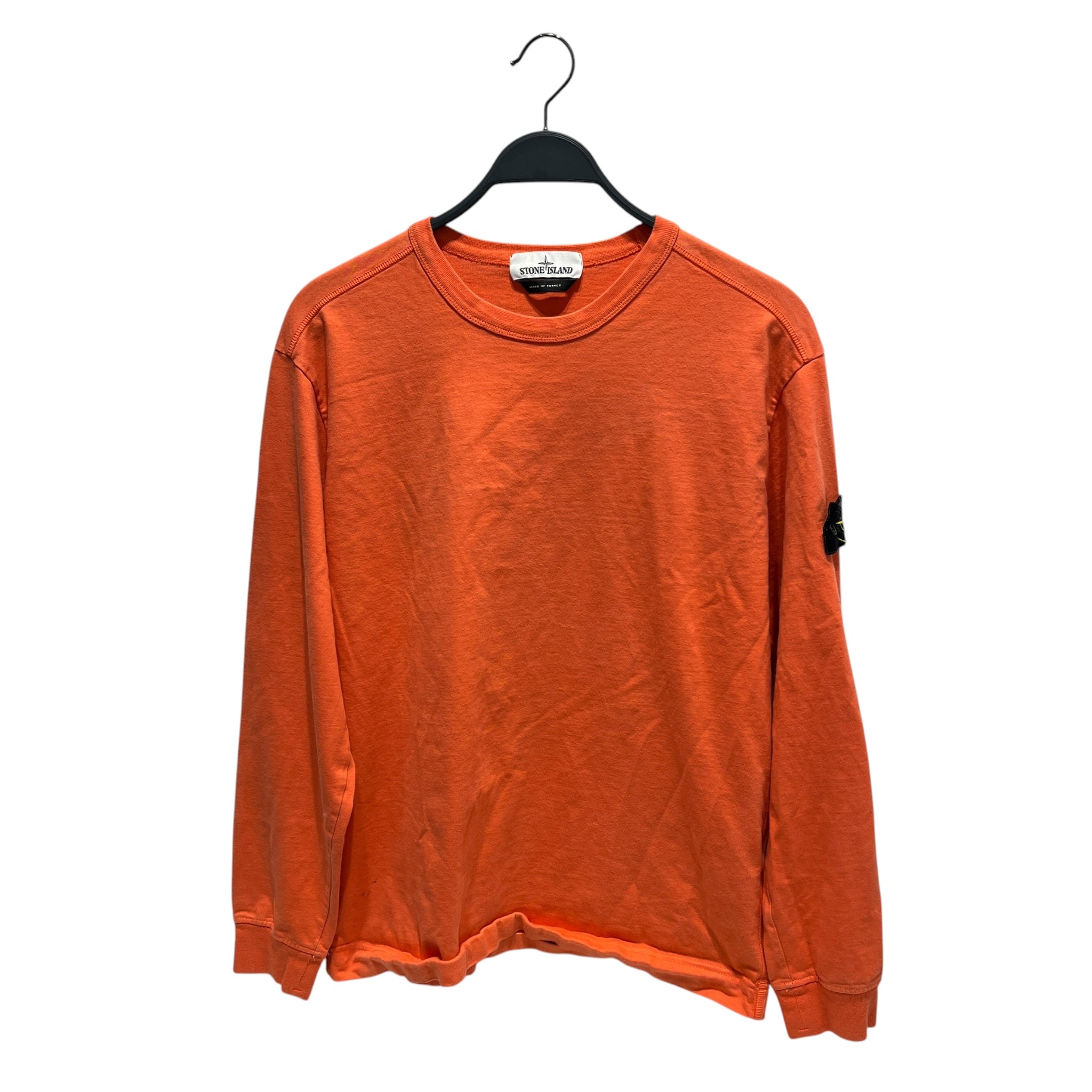 STONE ISLAND/LS T-Shirt/L/Cotton/ORN/ view 1