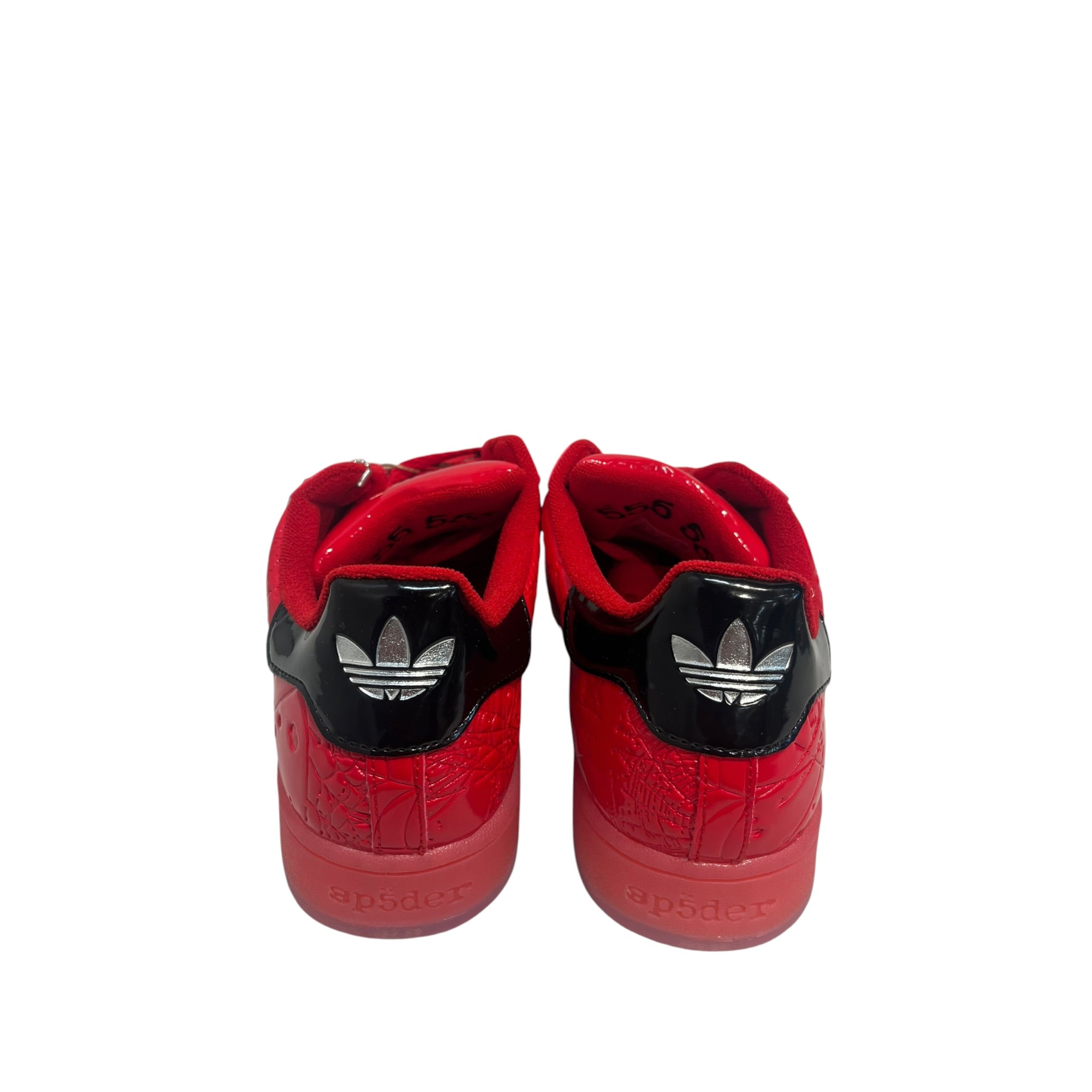 adidas/Sp5der/Low-Sneakers/US 10/Leather/RED/RED SUPERSTAR SP5DER view 3