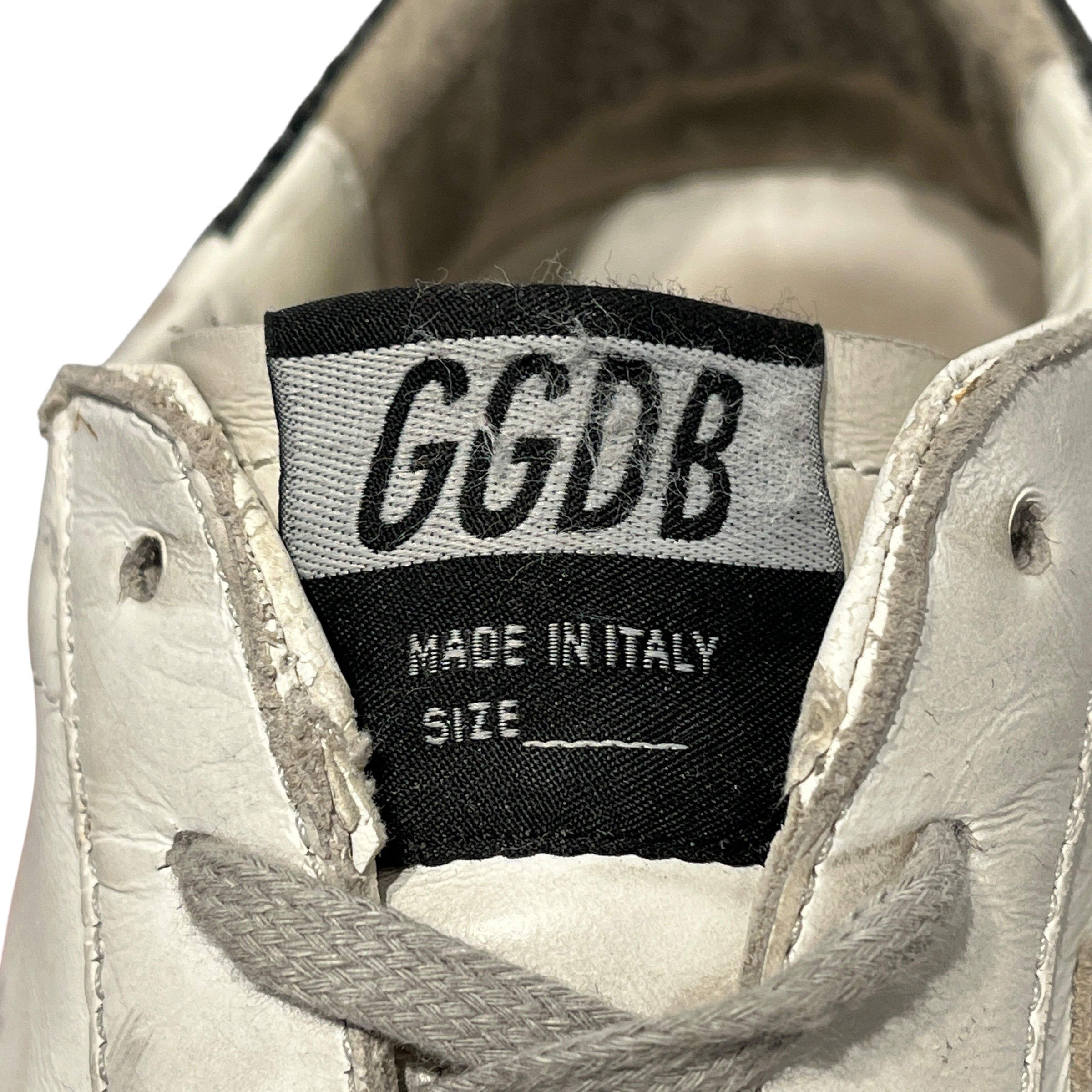 GOLDEN GOOSE/Low-Sneakers/US 6/Leather/WHT/golden star view 5