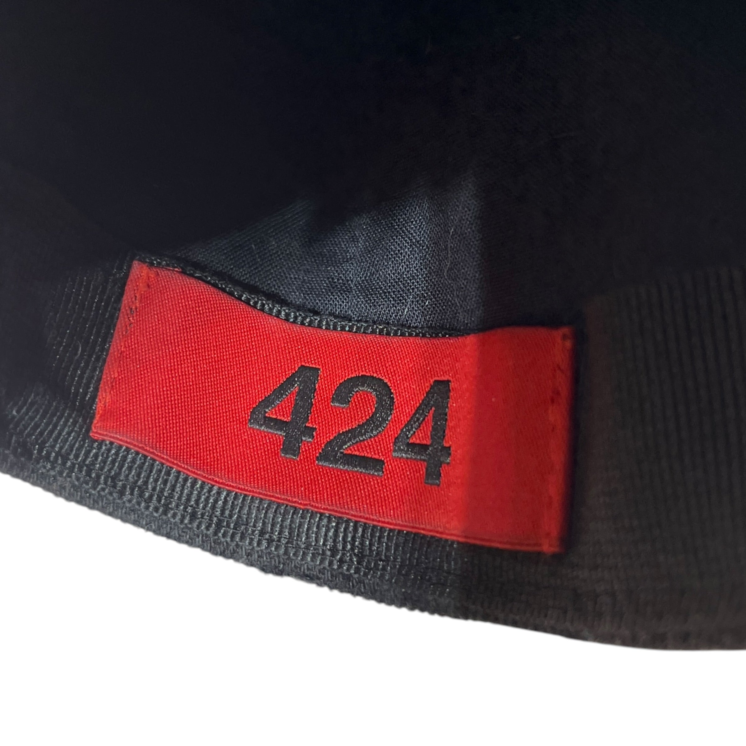 424(FourTwoFour)/Cap/OS/Cotton/BLK/M's/DISTRESSED view 3