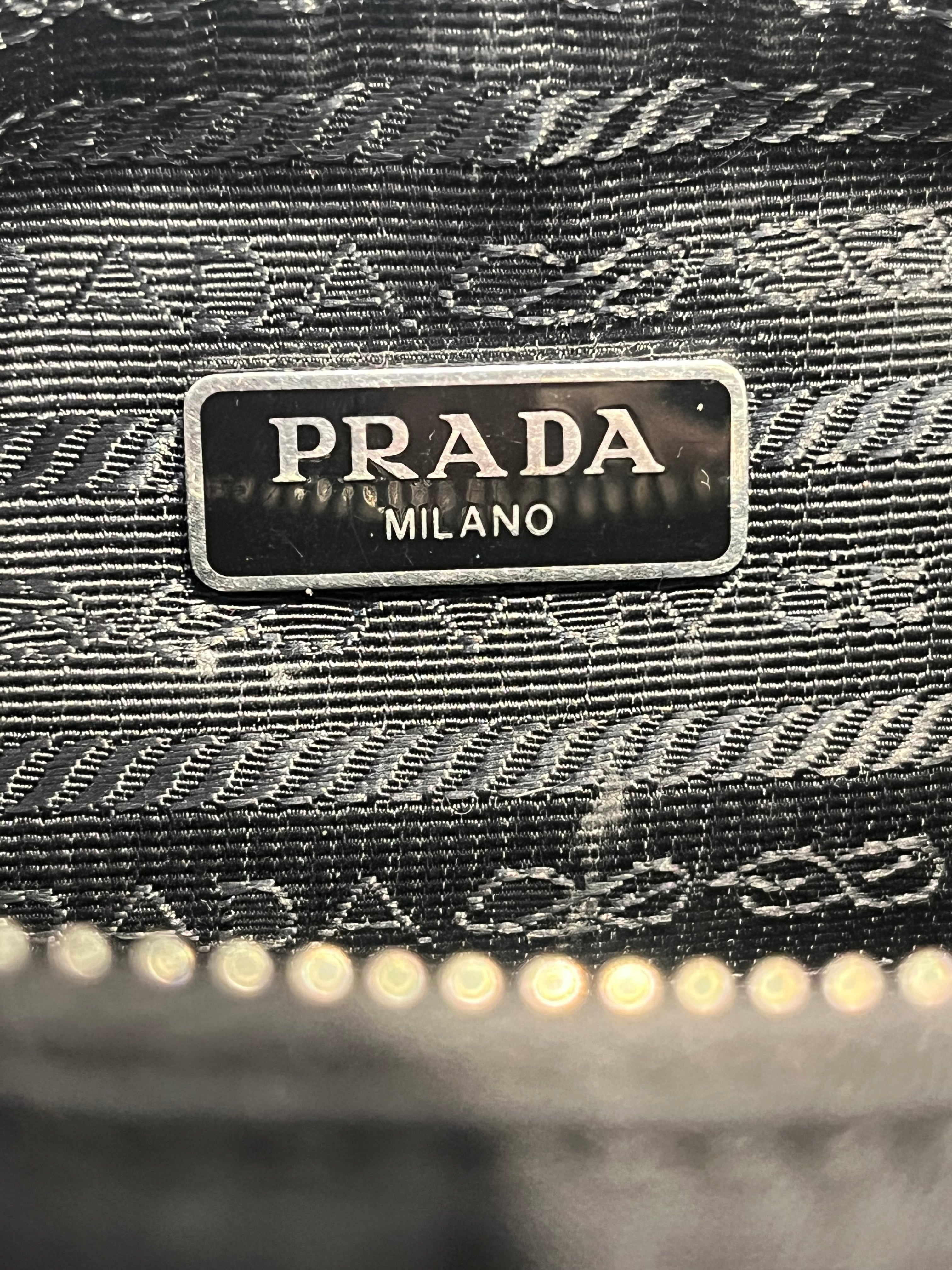 PRADA/Hand Bag/Nylon/BLK/SAFFIANO LEATHER RE-EDITION 05 view 7