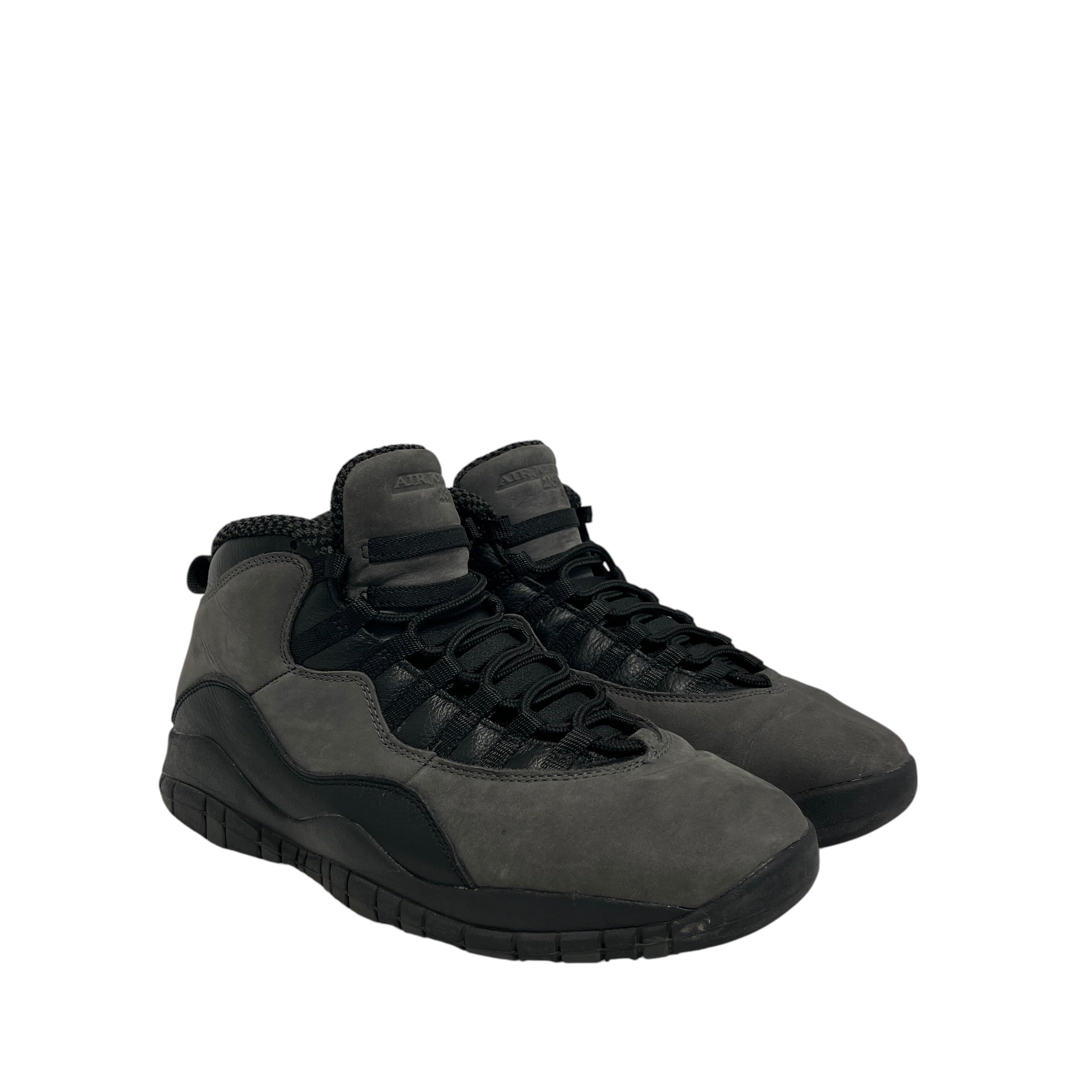 NIKE/Hi-Sneakers/US 10.5/Suede/GRY/Jordan 10 Shadows view 1