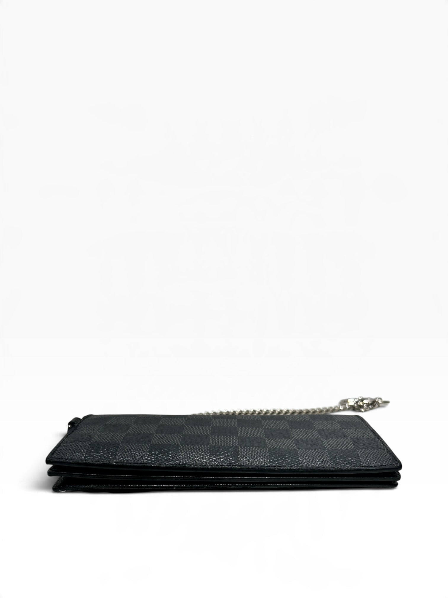 LOUIS VUITTON/Long Wallet/Monogram/GRY/M's/DAMIER PATTERN ACCORDEON CHAIN view 3