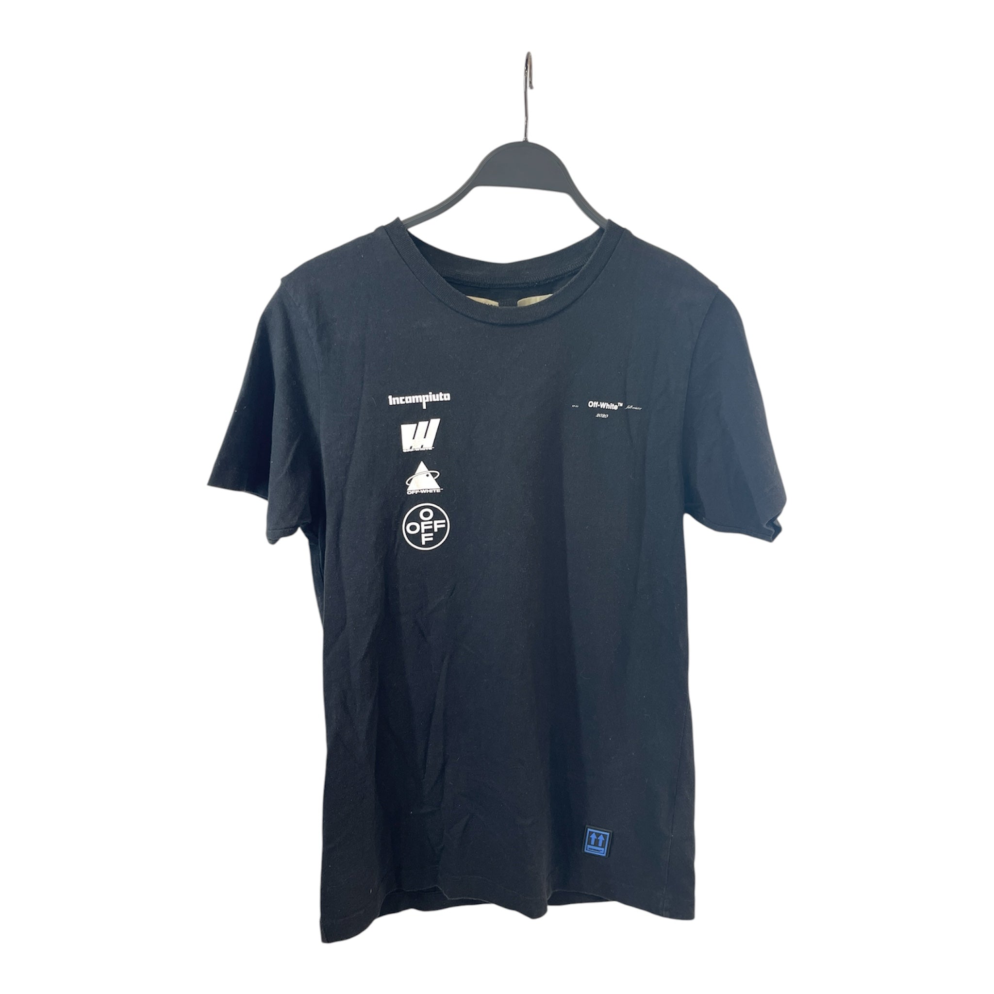 OFF-WHITE/T-Shirt/S/Cotton/BLK/ view 1