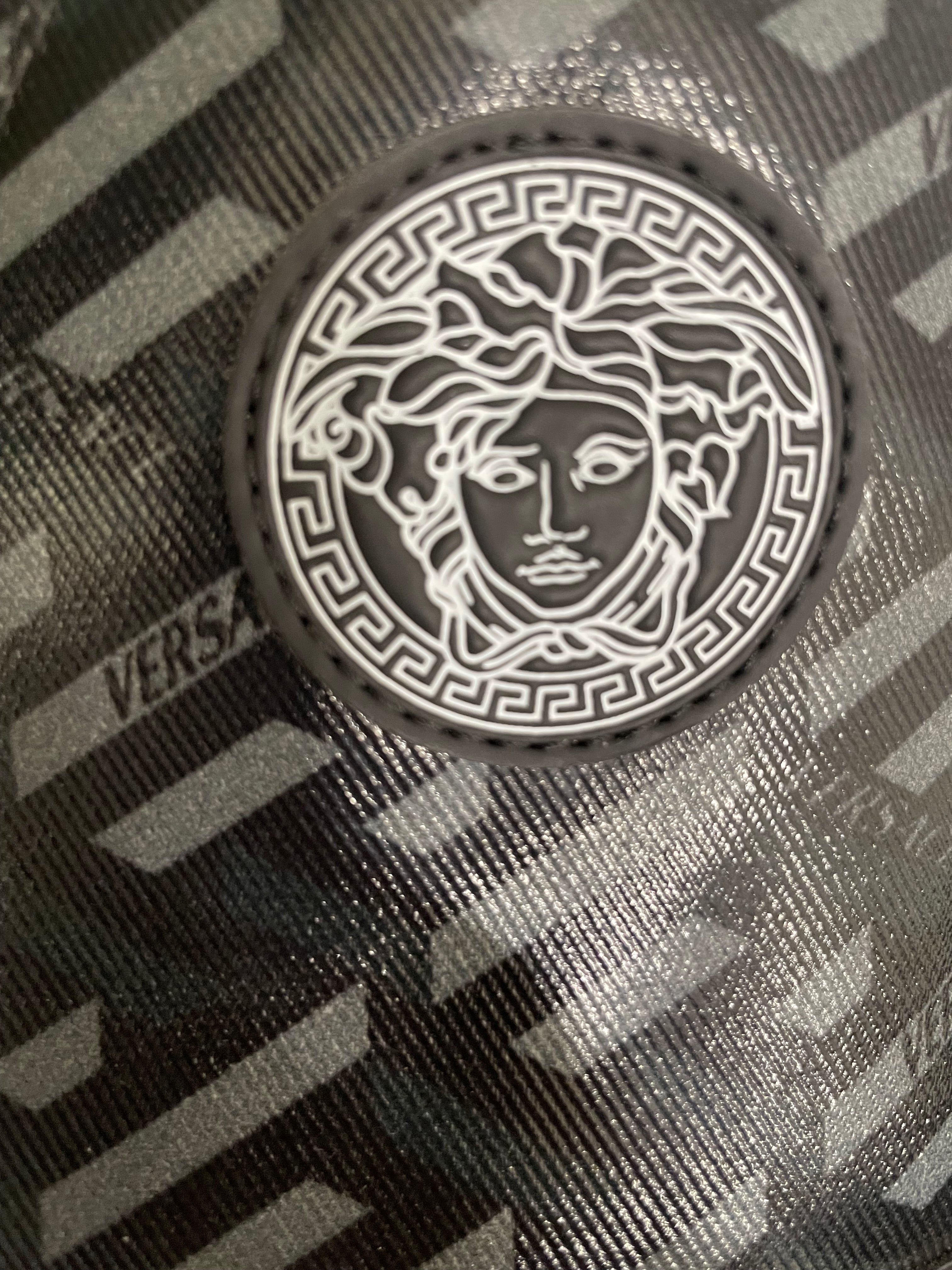 VERSACE/Hi-Sneakers/EU 44/BLK/VERSACE SNKRS CHEVRON PATTERN view 4