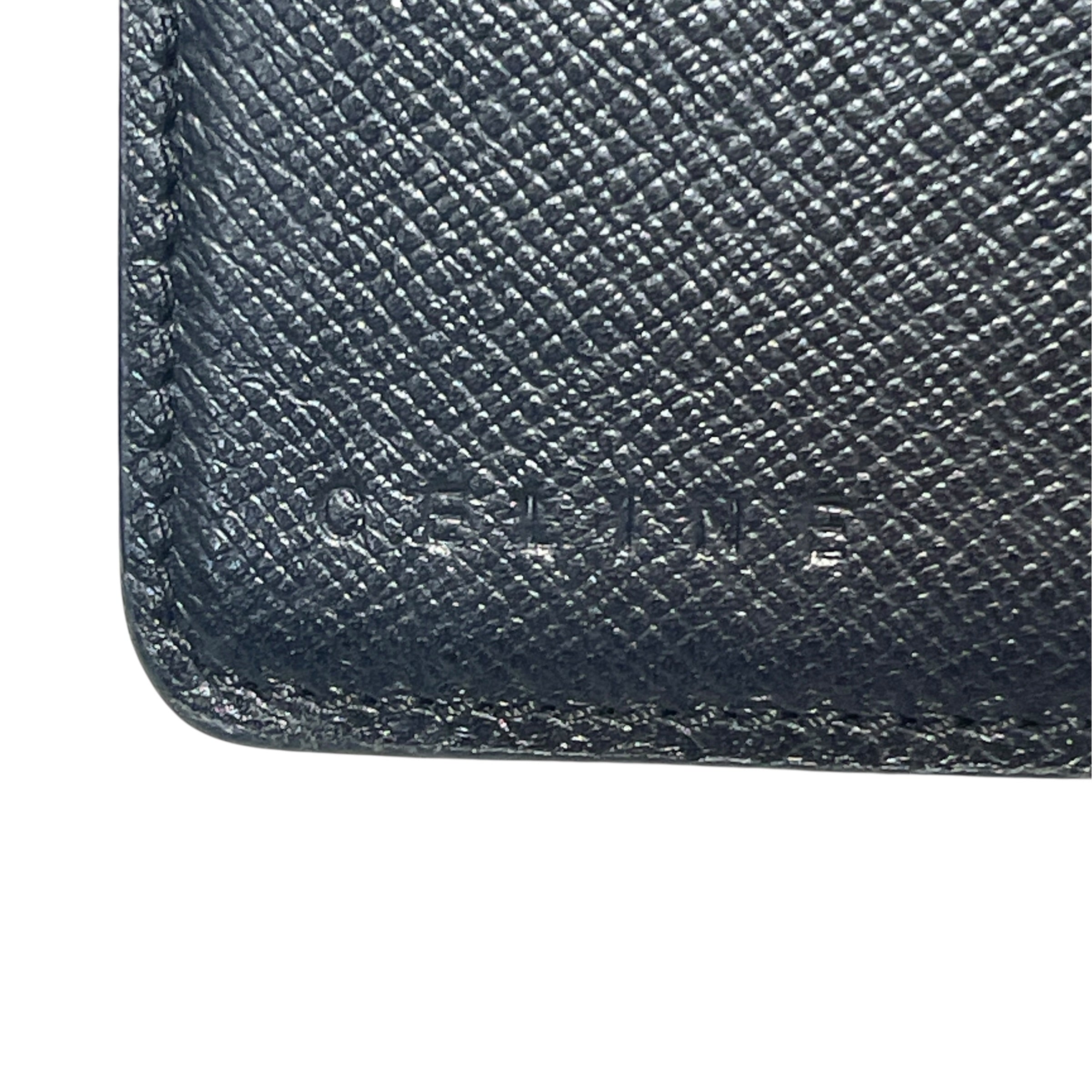CELINE/Bifold Wallet/All Over Print/Leather/NVY/M's/Printed Logo Wallet view 5