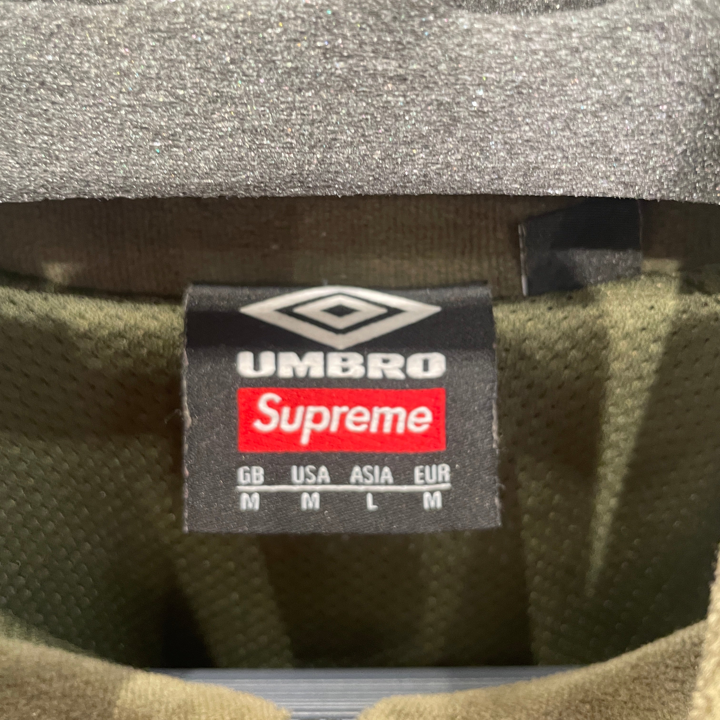 Supreme/Jacket/M/Suede/GRN/SUPREME ON CHEST view 3