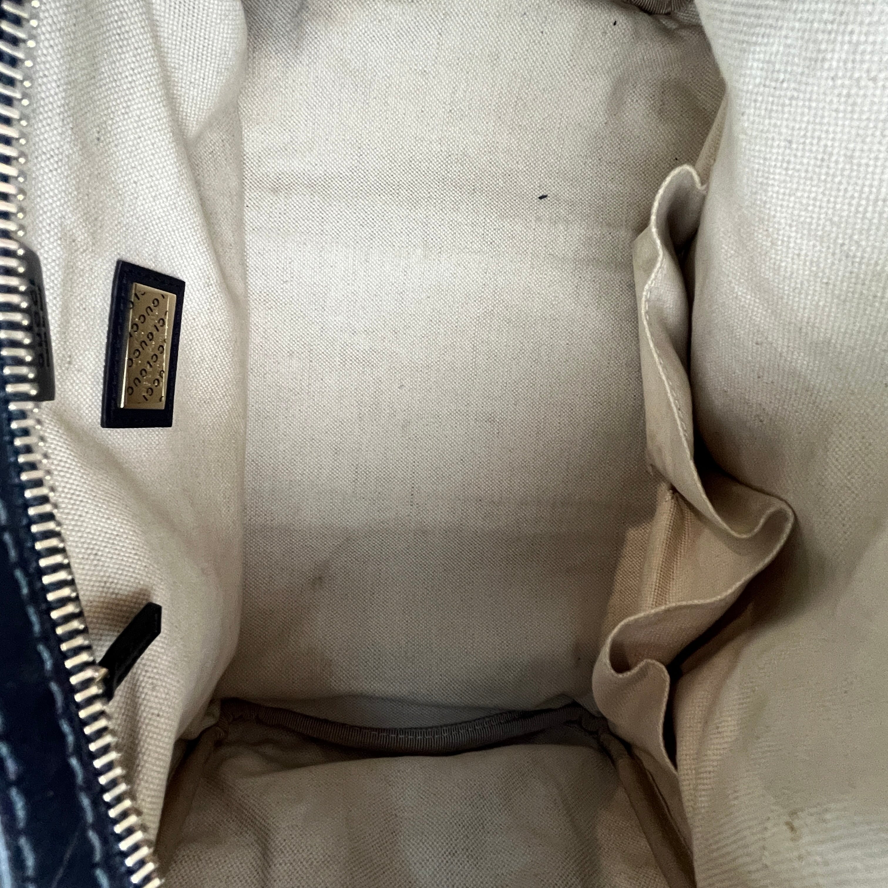 GUCCI/Hand Bag/Monogram/Cotton/BLU/blue all over gg boston view 15