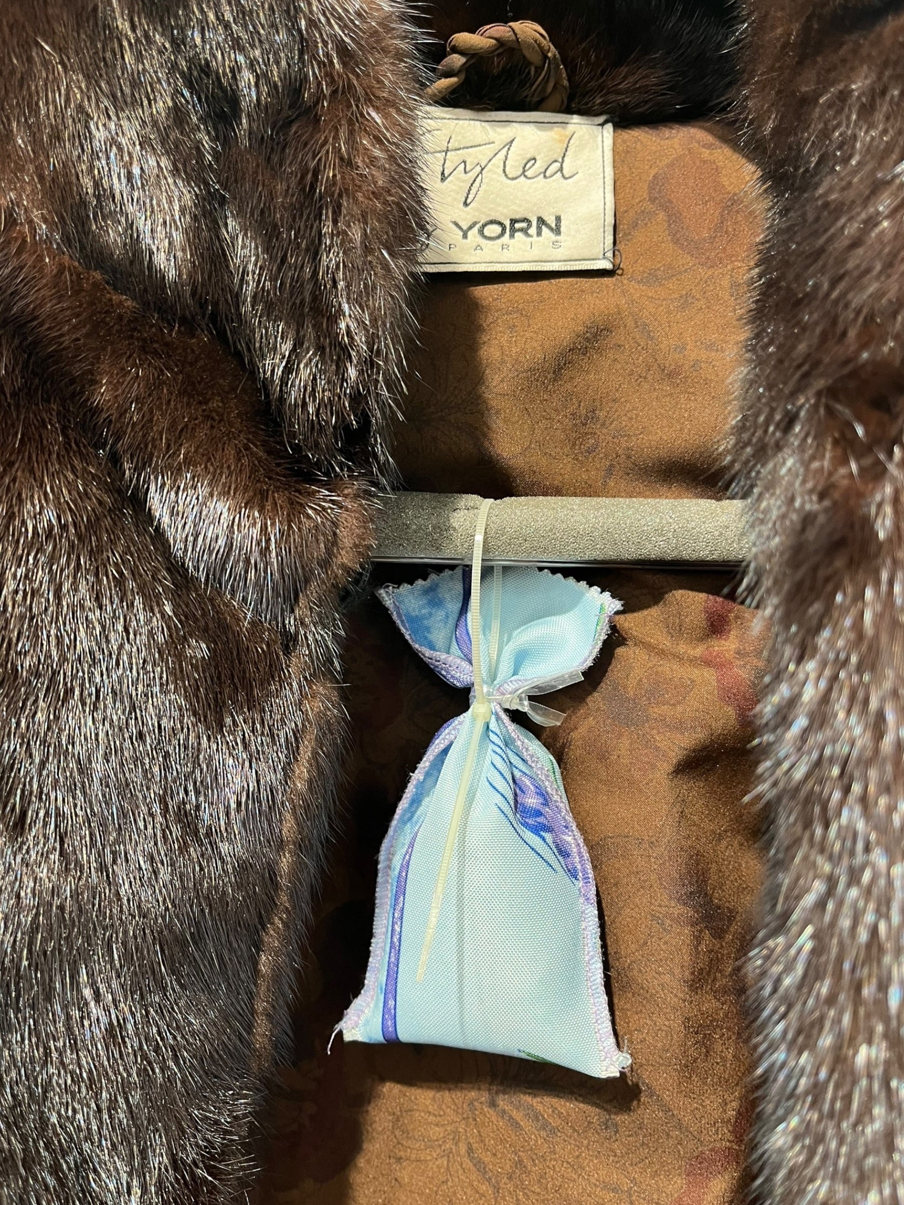Vintage/Coat/Fur/BRW/STYLED BY YORN FUR COAT view 4