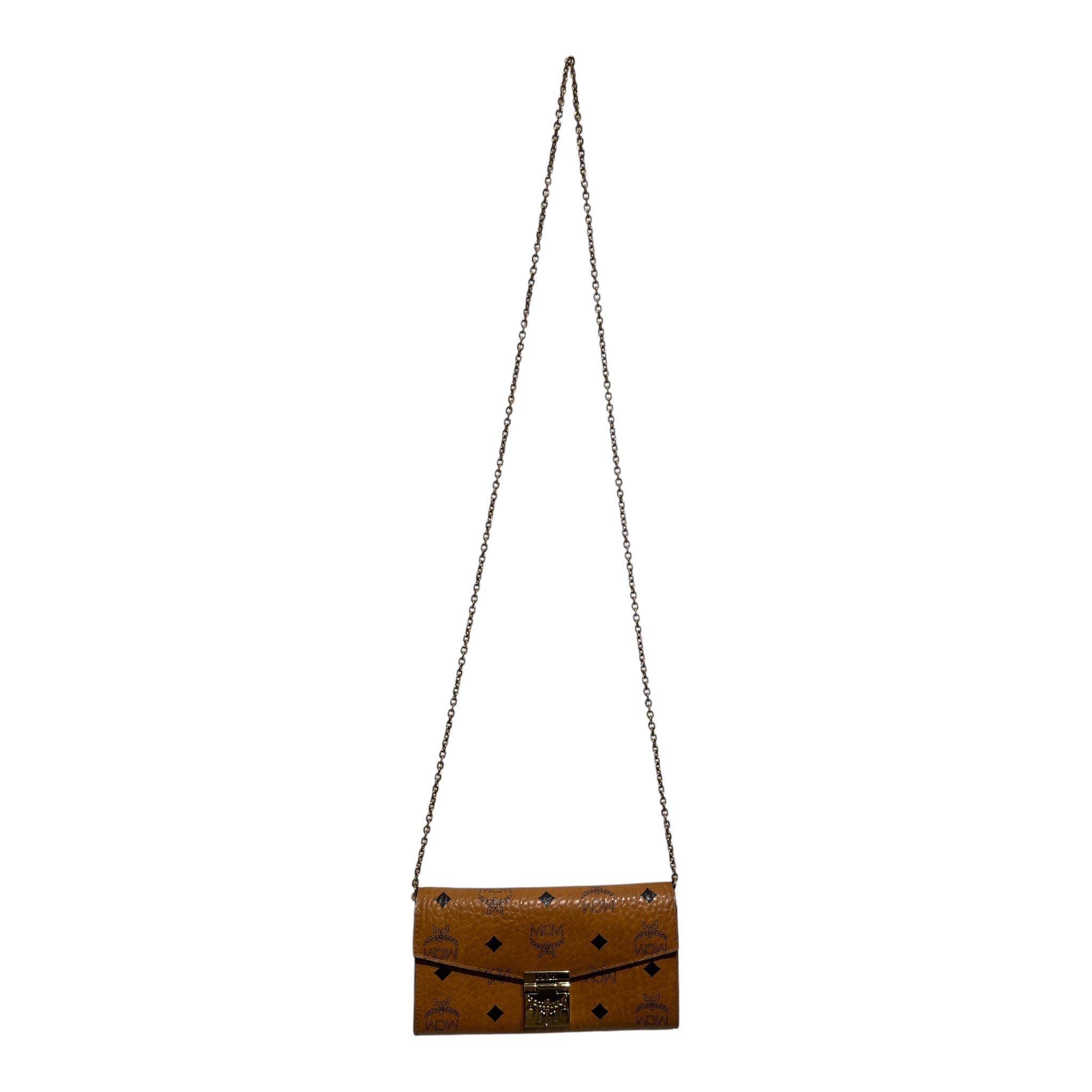 MCM/Cross Body Bag/Monogram/Leather/KHK/patricia visetos view 1