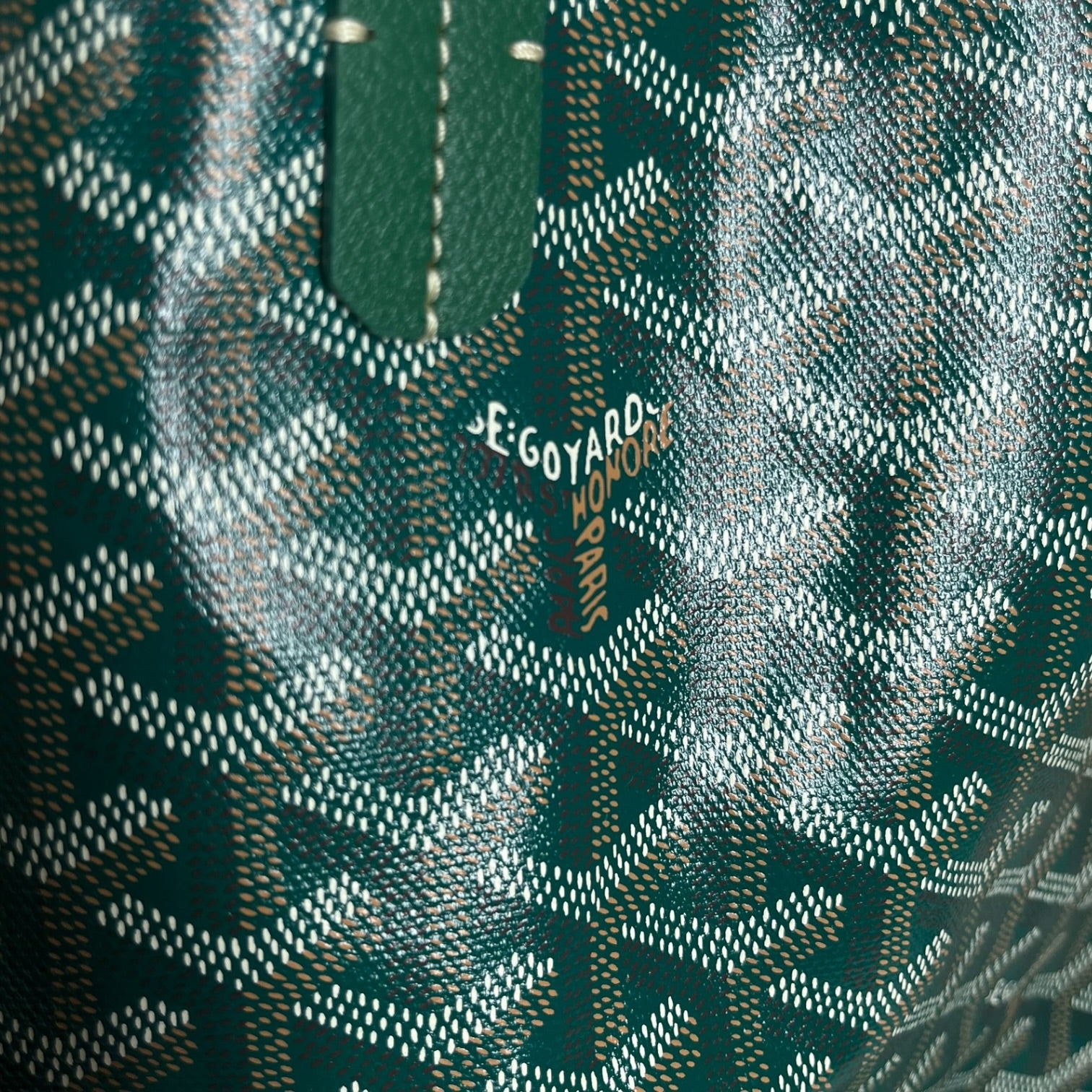 GOYARD/Tote Bag/Monogram/Leather/GRN/ST. LOUIS PM view 5