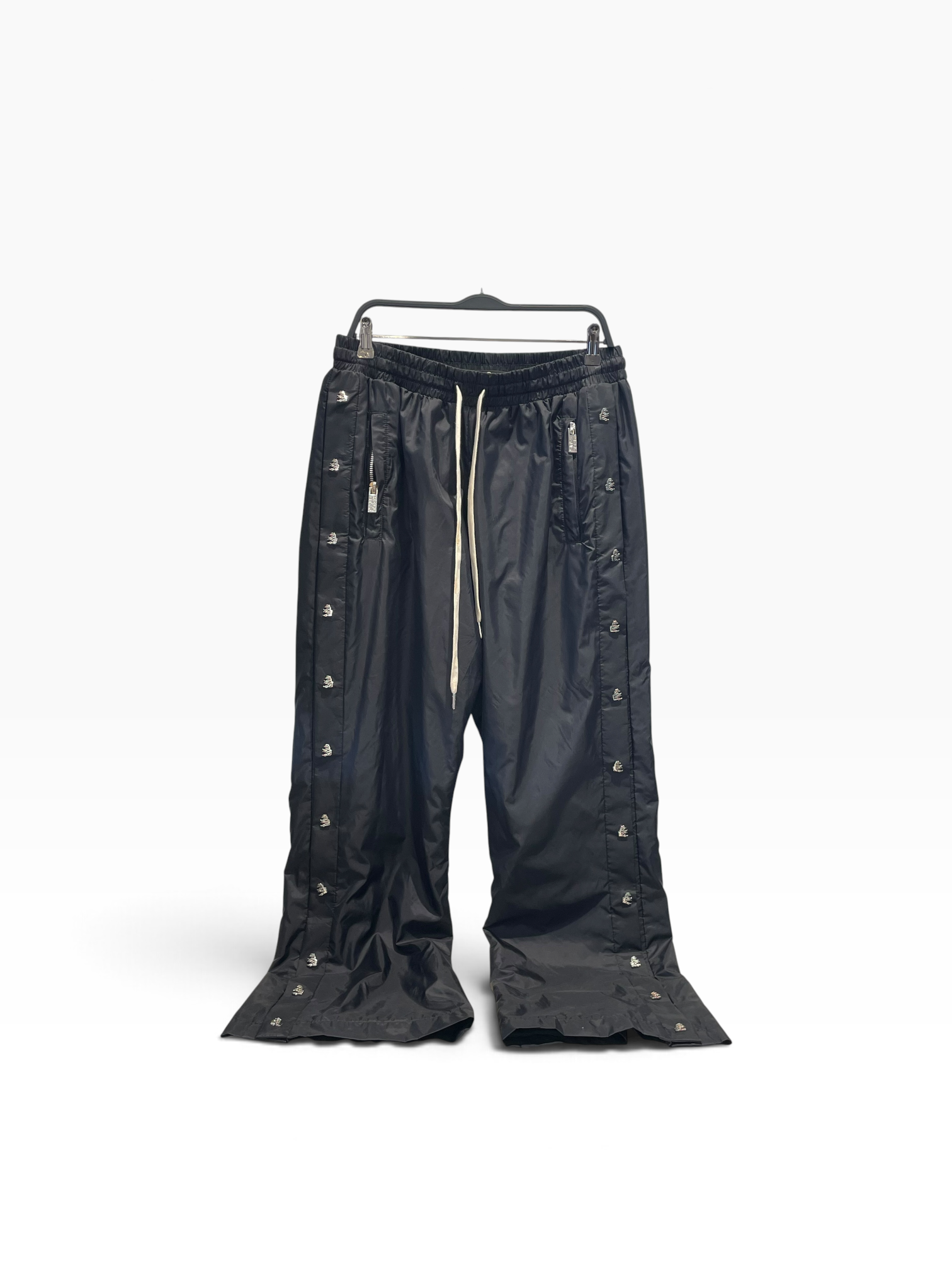 HELLSTAR/Pants/XL/Nylon/BLK/Flared Nylon Track Pants view 1