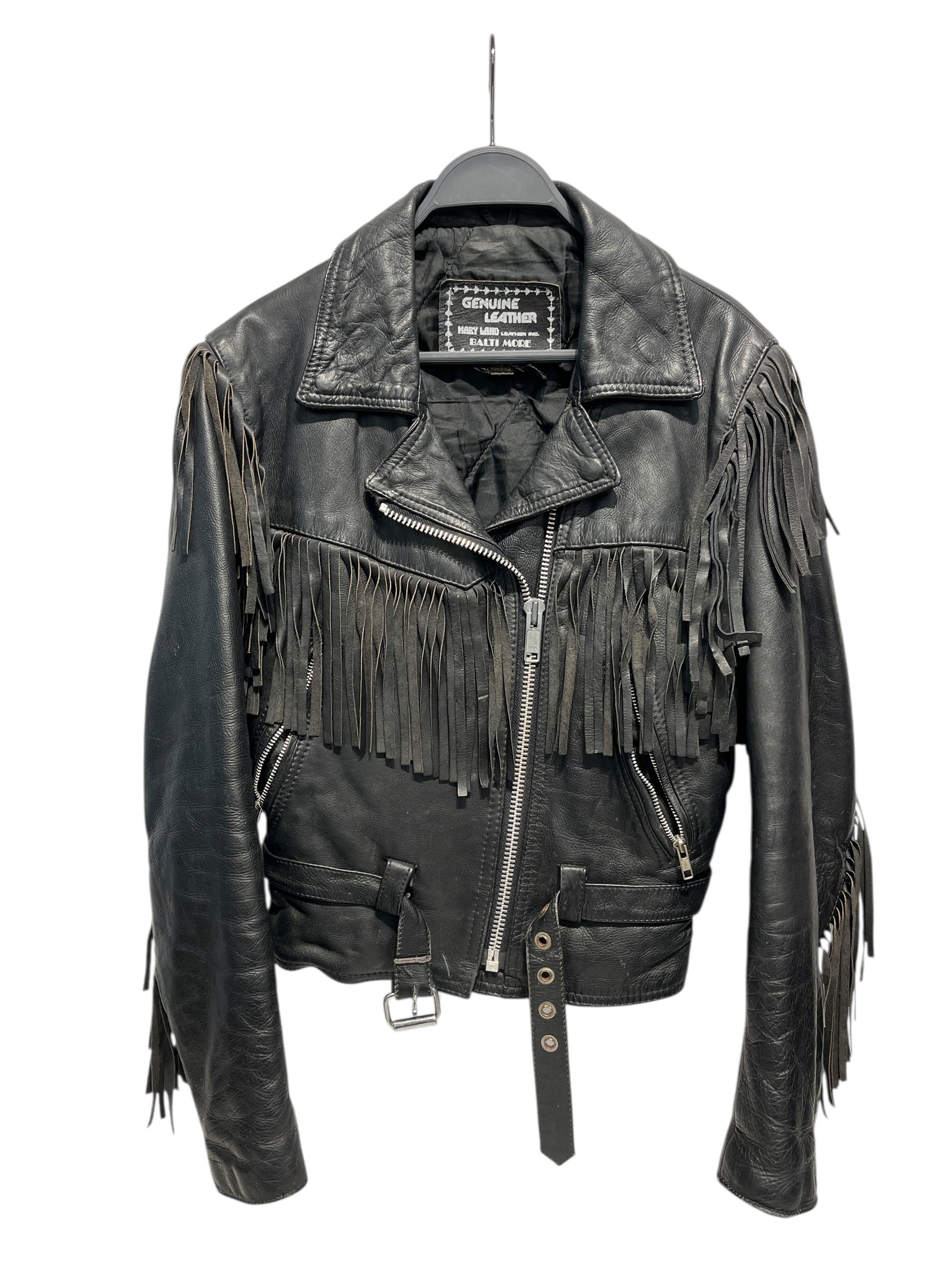 Genuine Leather/Leather Jkt/14/Leather/BLK/ view 1