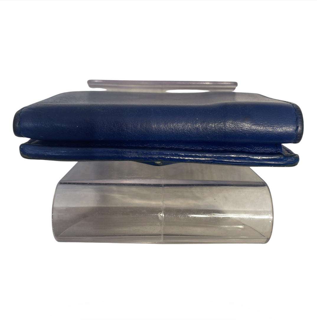 BALENCIAGA/Wallet/Leather/BLU/M's/MINI ENVELOPE BLUE view 3