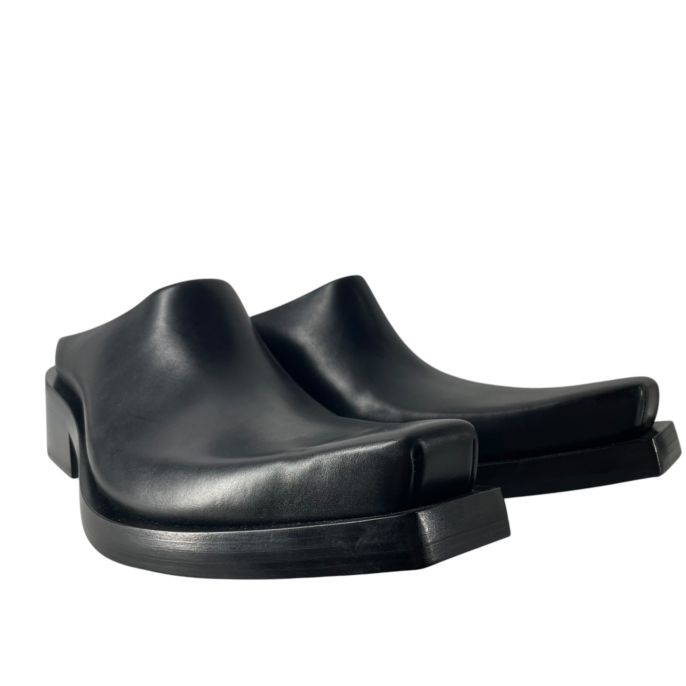 BALENCIAGA/Loafers/EU 42/Leather/BLK/SANTIAGO MULE view 1