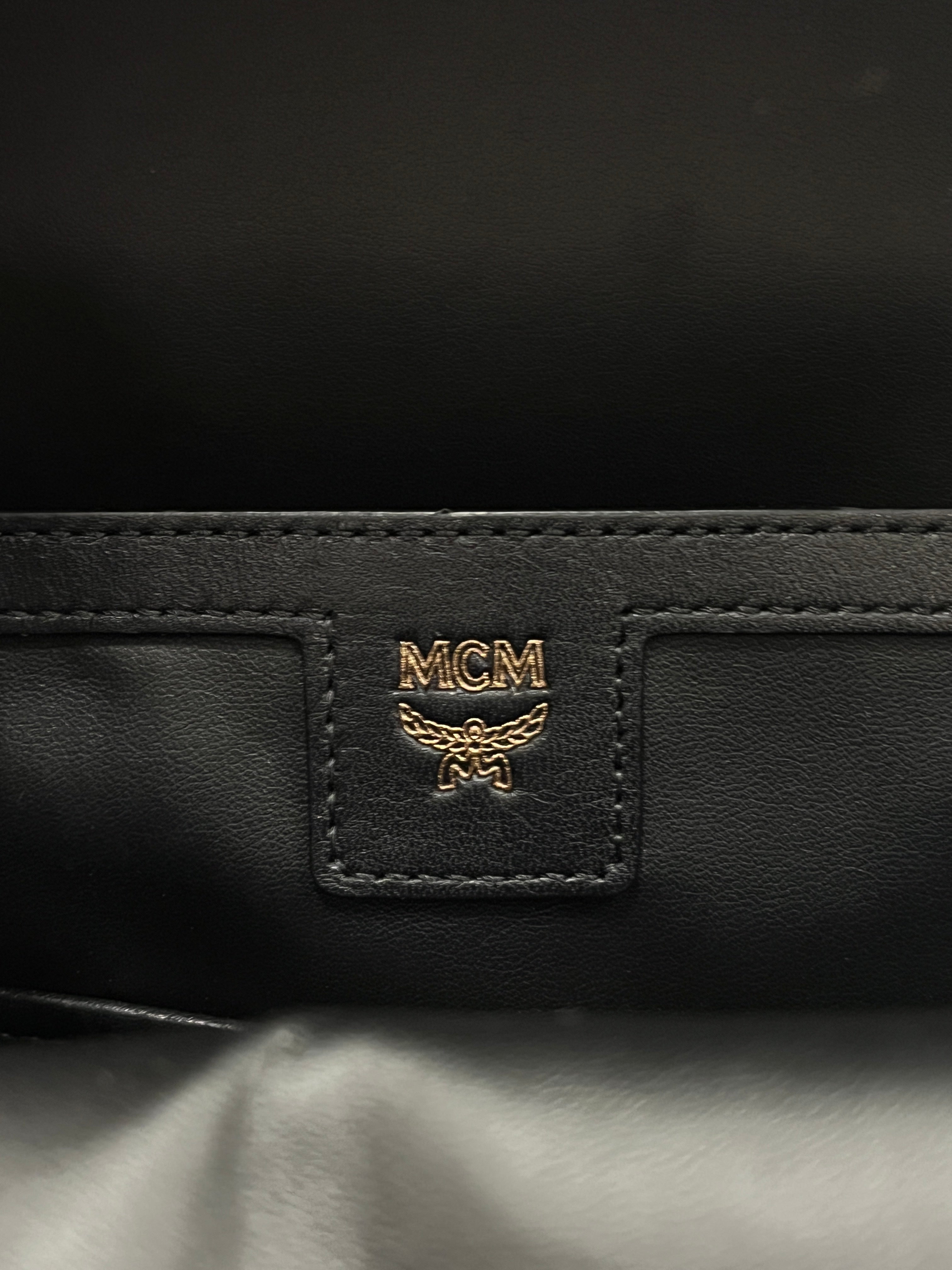 MCM/Backpack/All Over Print/Leather/WHT/ view 9